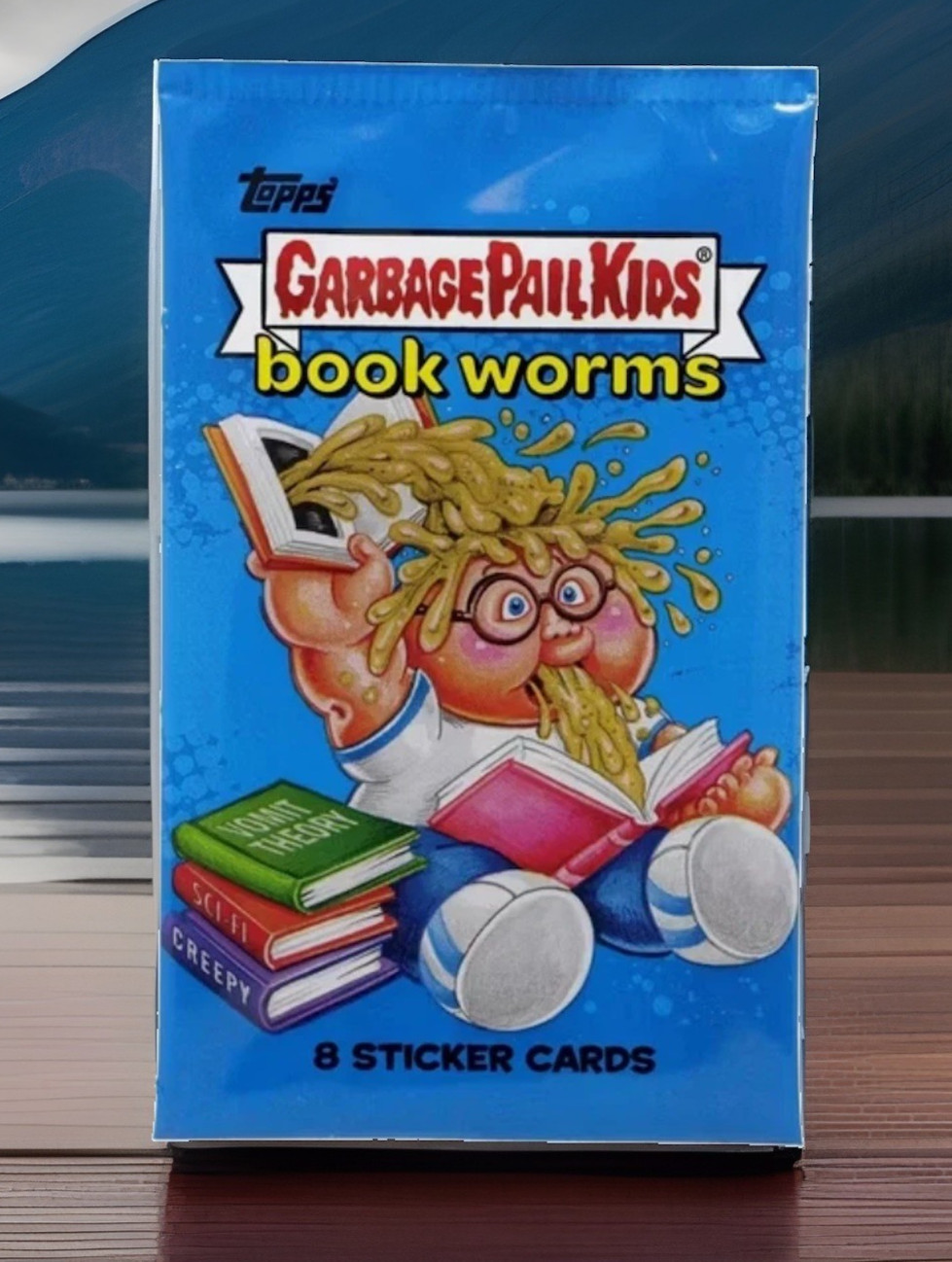 2022 Garbage Pail Kids GPK Book Worms Factory Sealed Mega Box Pack (8 cards)