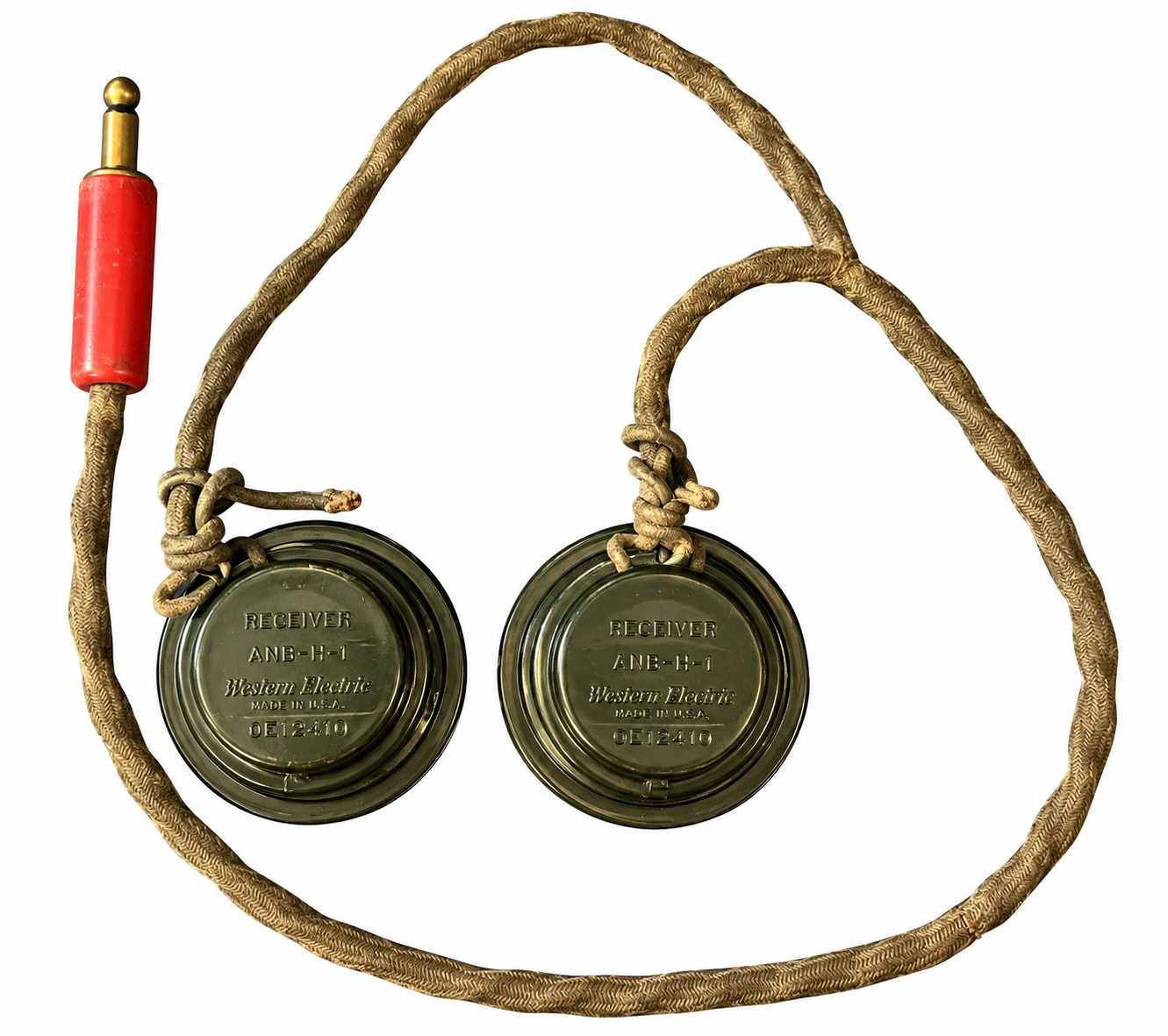 USAAF/USN FLYING HELMET RECEIVER SET- ANB-H-1