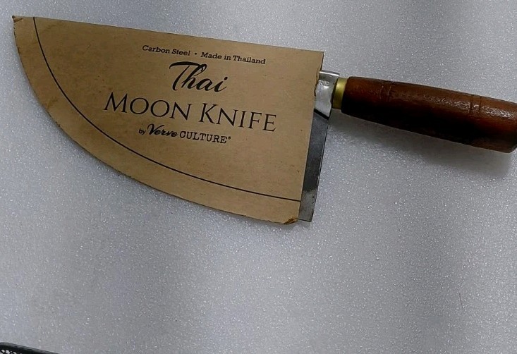 Carbon Steel Thai Moon Knife By Verve Culture Made In Thailand Carbon Steel Thai Moon Knife By Verve Culture Made In Thailand