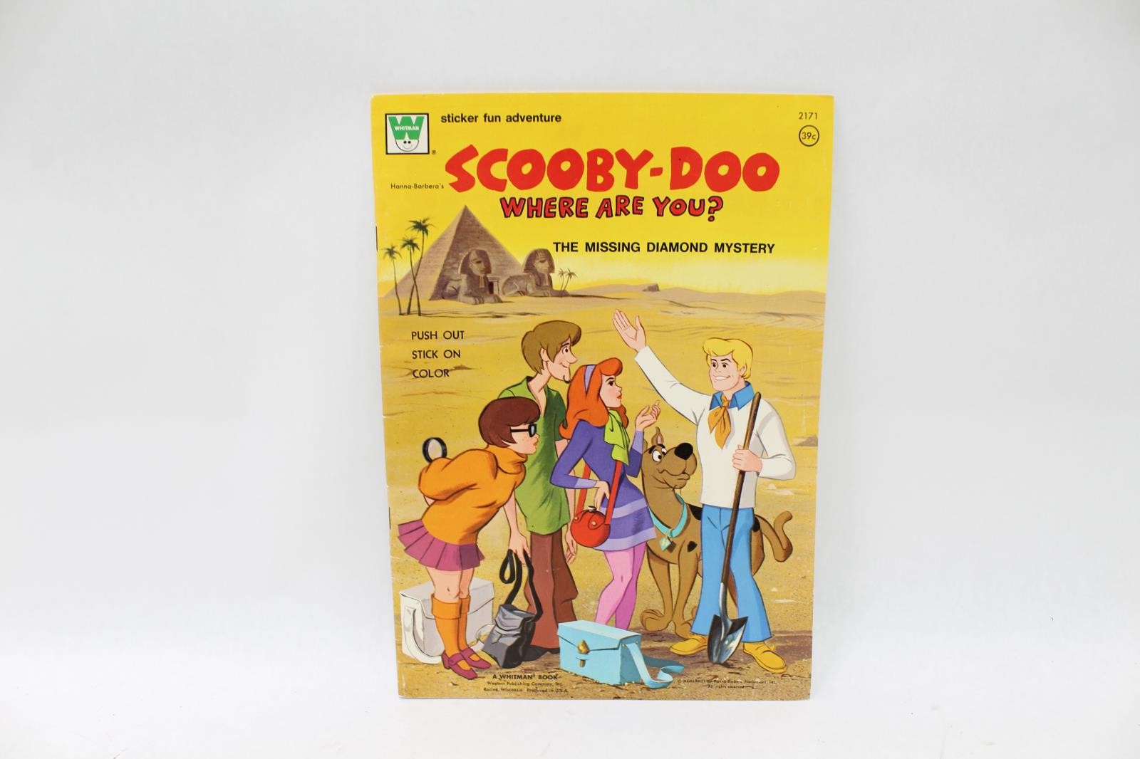 1973 Scooby-Doo Where Are You? The Missing Diamond Mystery Sticker Activity Book 1973 Scooby-Doo Where Are You? The Missing Diamond Mystery Sticker Activity Book