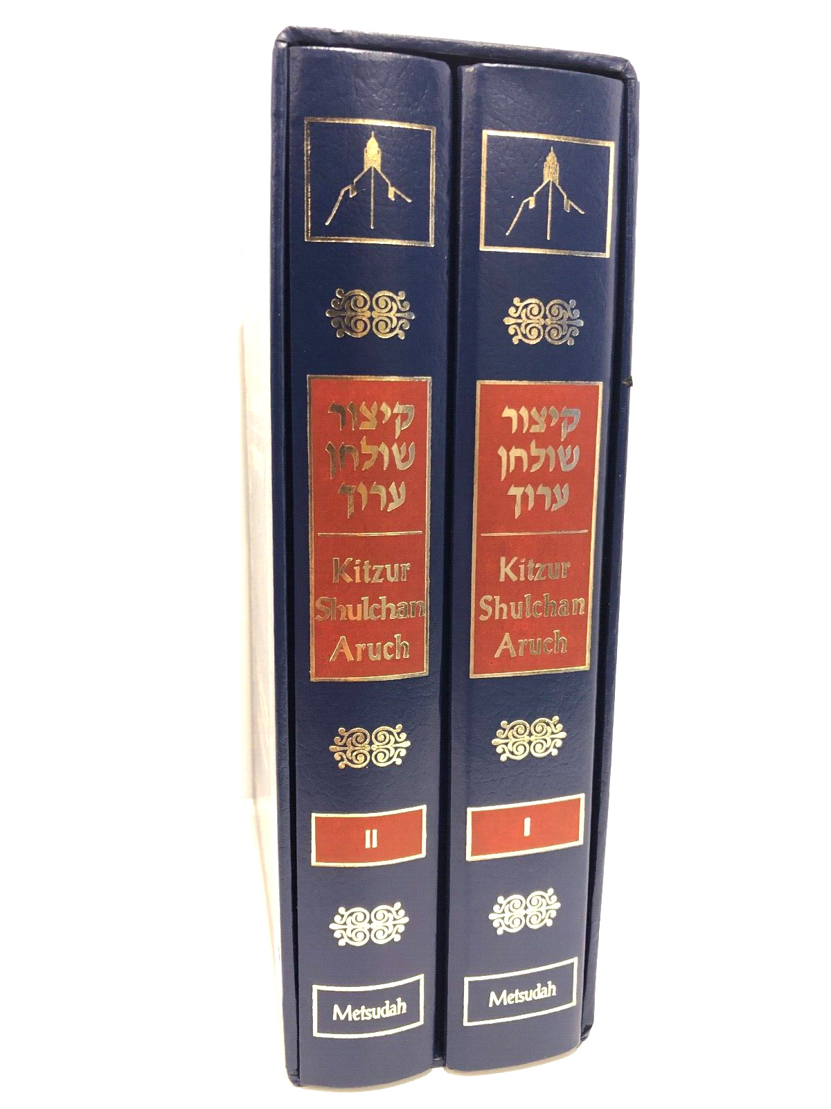 Vtg Kitzur Schlchan Aruch Guide To Jewish Law Books Judaism 2 Volumn Set Judaica