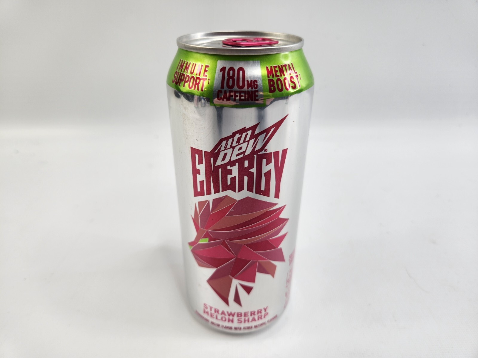 16oz Mountain Dew Energy Drink Strawberry Melon Sharp Mtn Dew Discontinued Rare