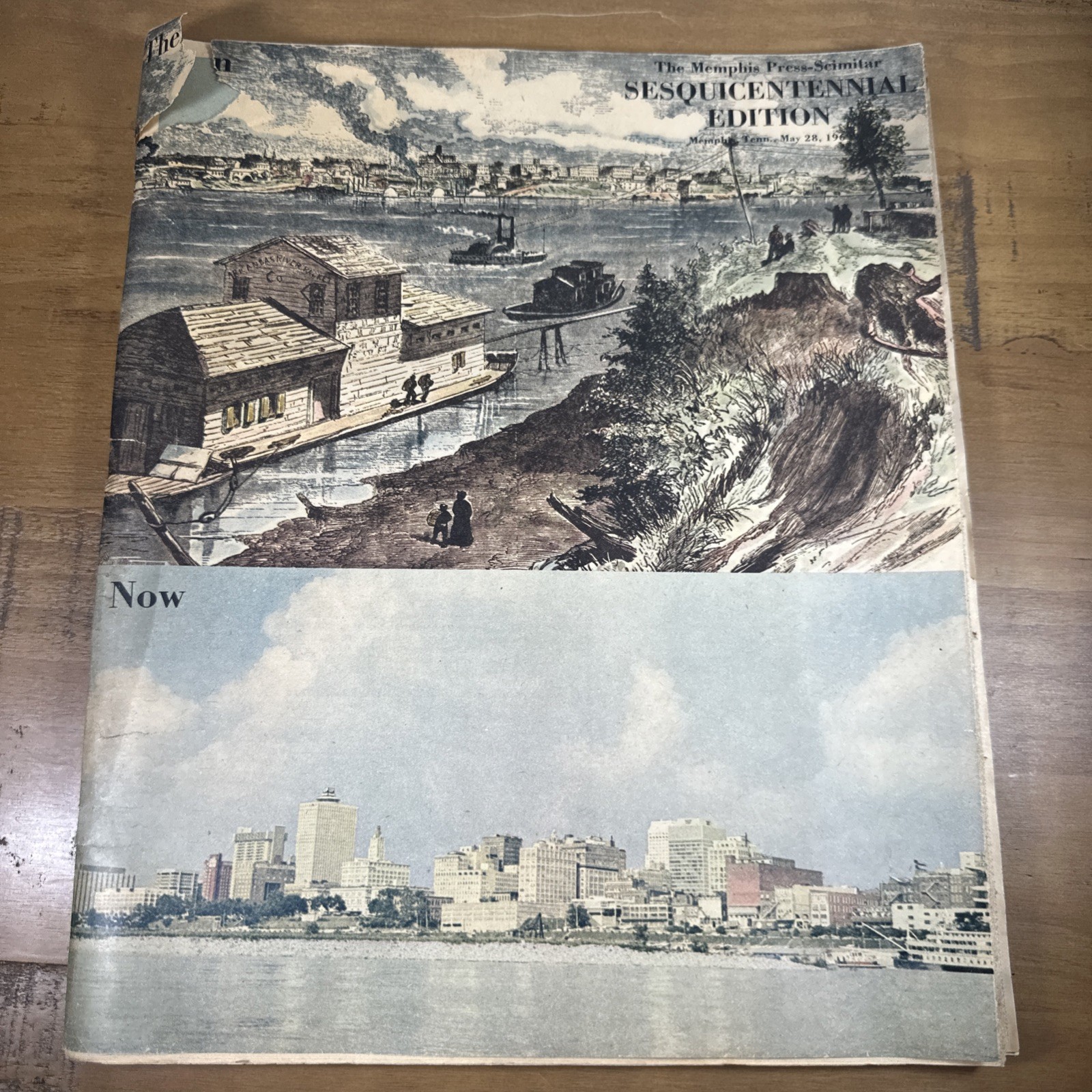 1969 Memphis Press-Scimitar Sesquicentennial Edition Newspaper May 28