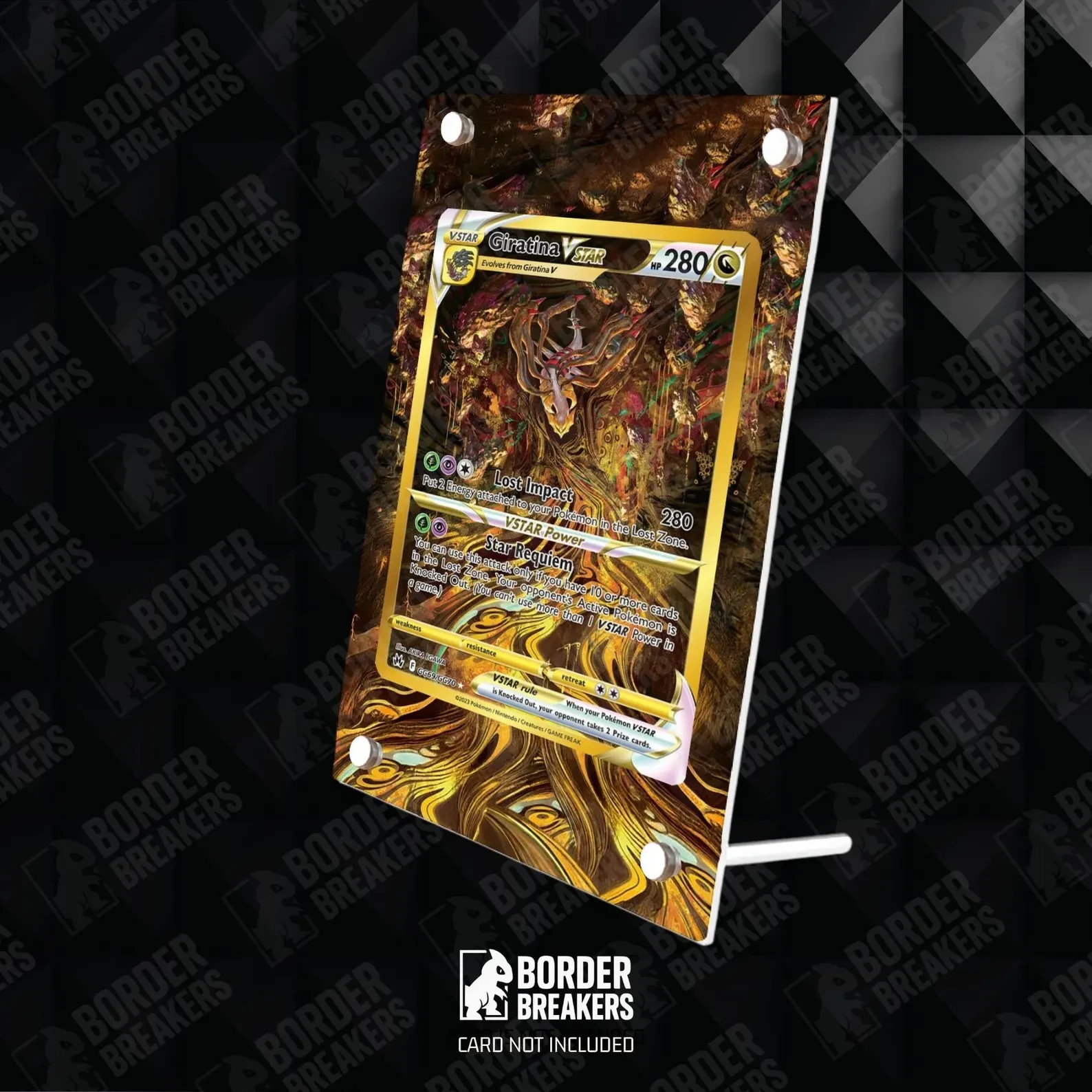 Giratina GG69/GG70 Pokémon Extended Art Protective Standing Case