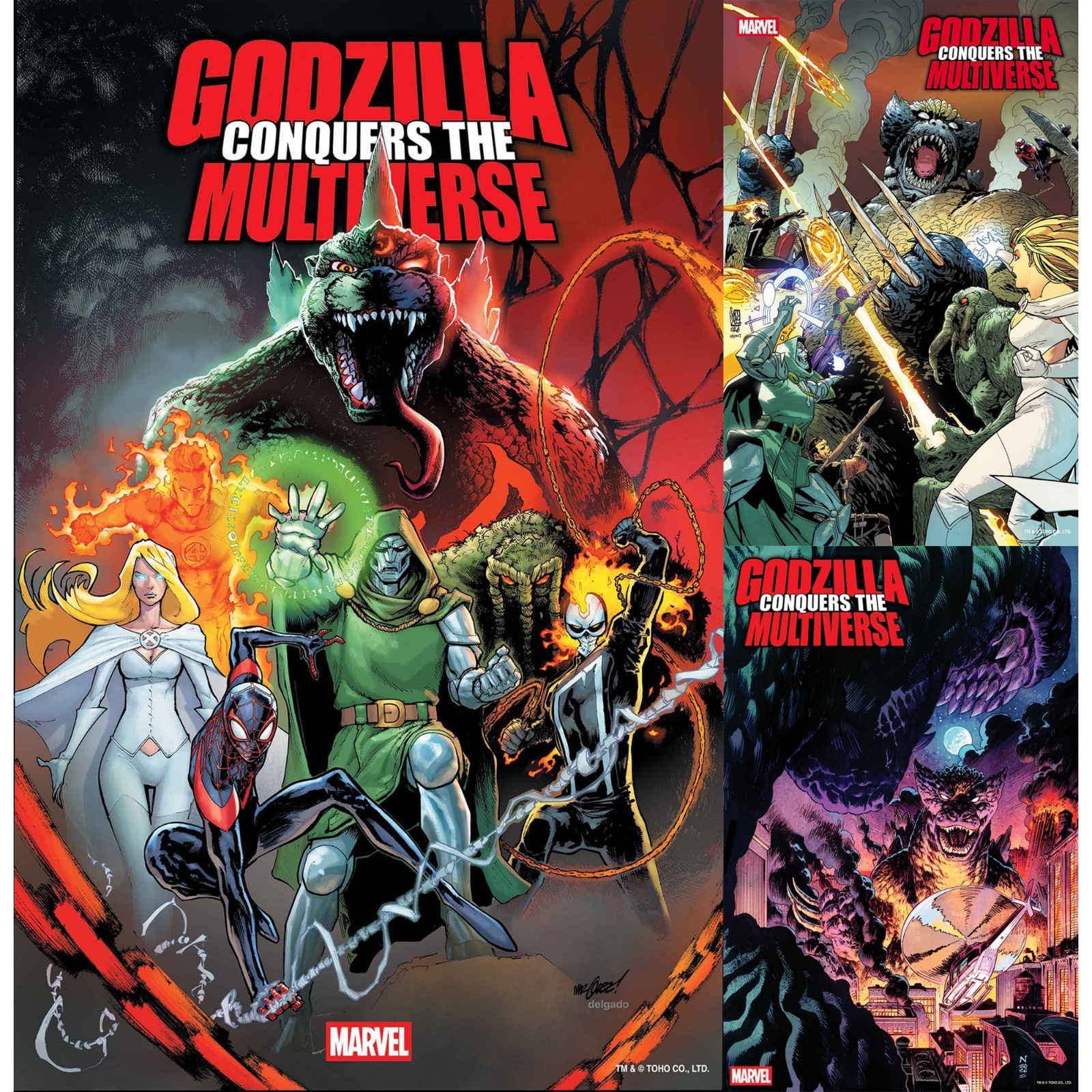 Godzilla Conquers the Multiverse (2026) #1 2 3 Marvel Comics COVER SELECT