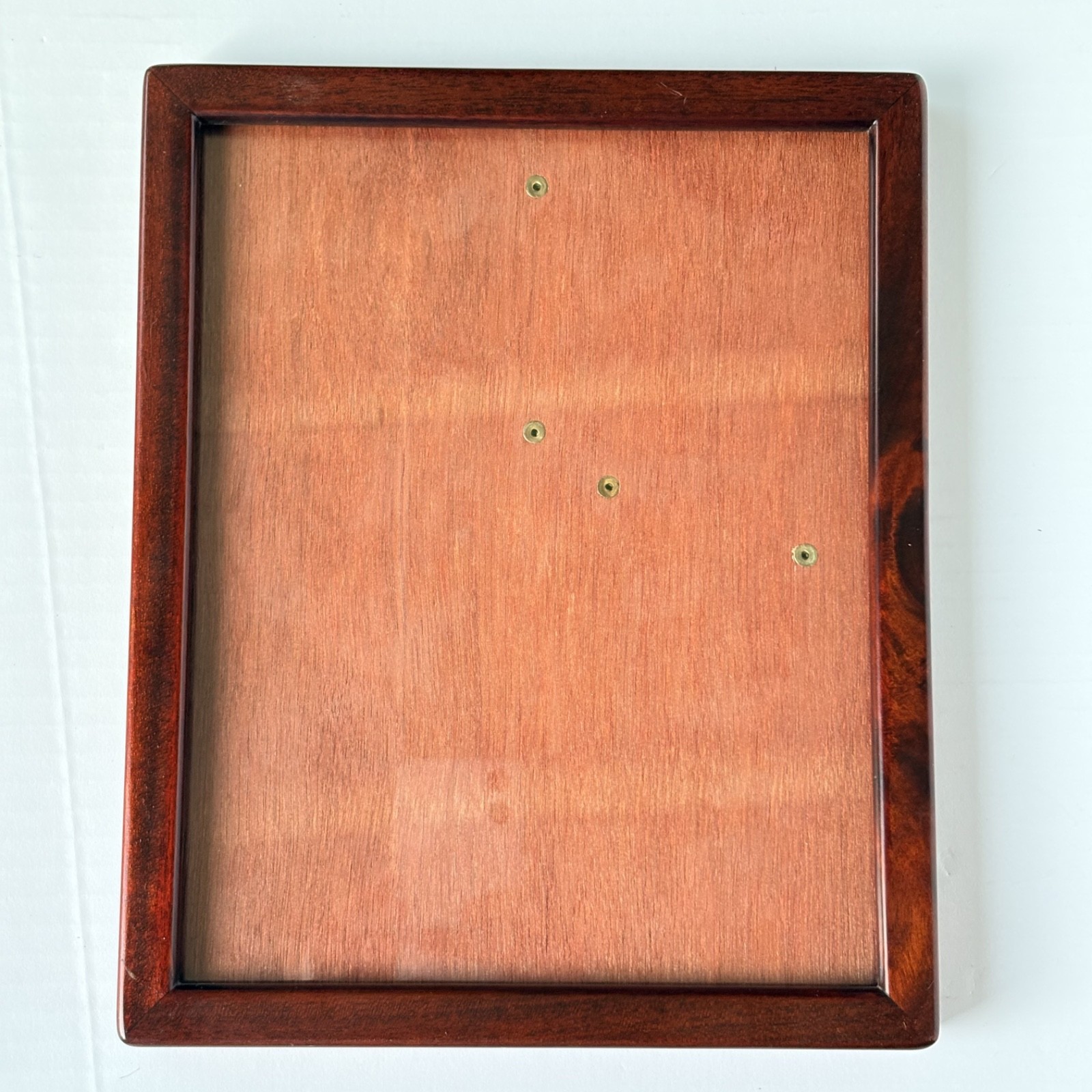 VTG RareWoods Picture Frame 8X10 Solid Rosewood Mahogany Burlingame CA EUC