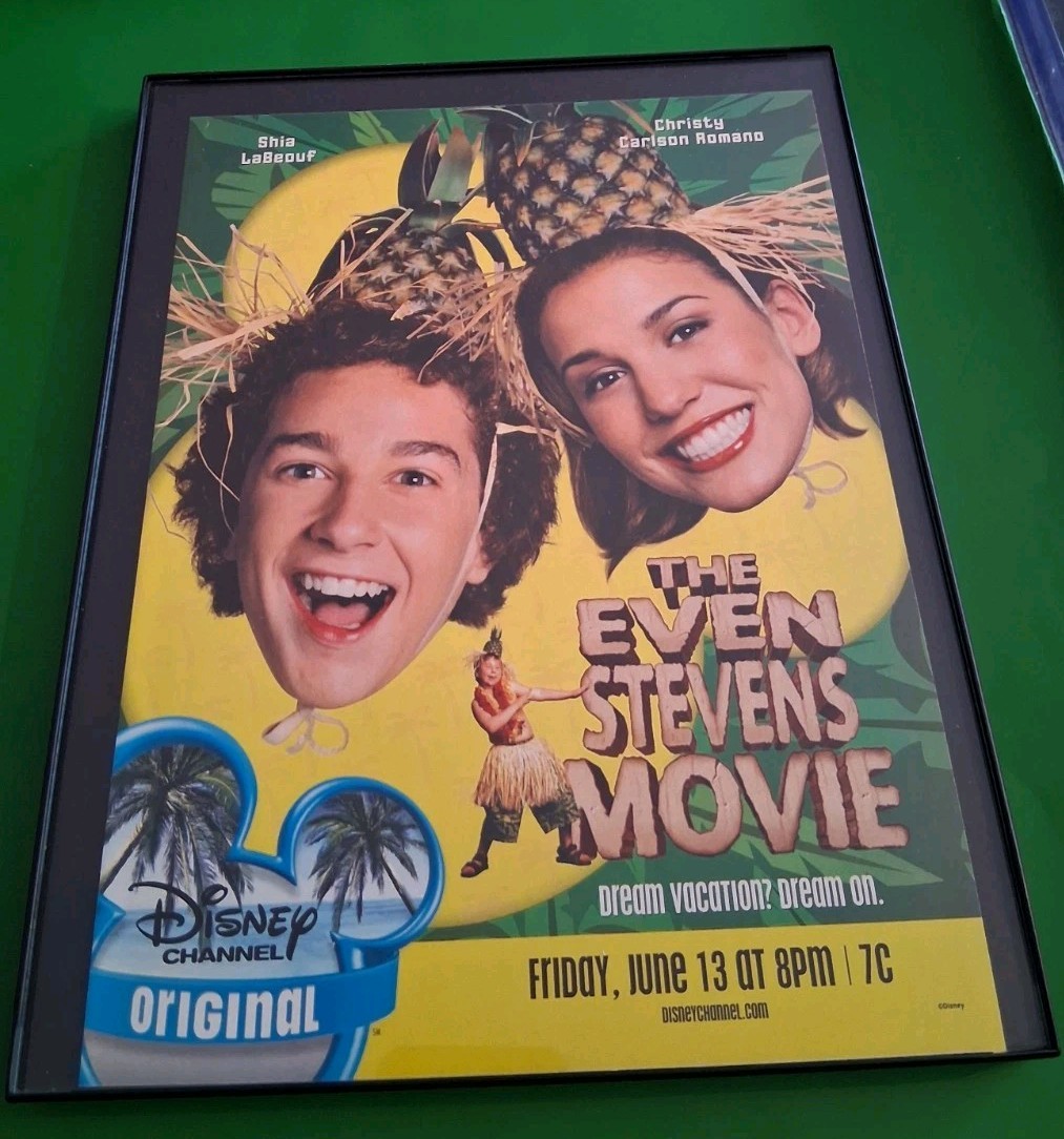 Even Stevens Movie Disney 2003 Print Ad Framed 8.5x11 Wall Art 