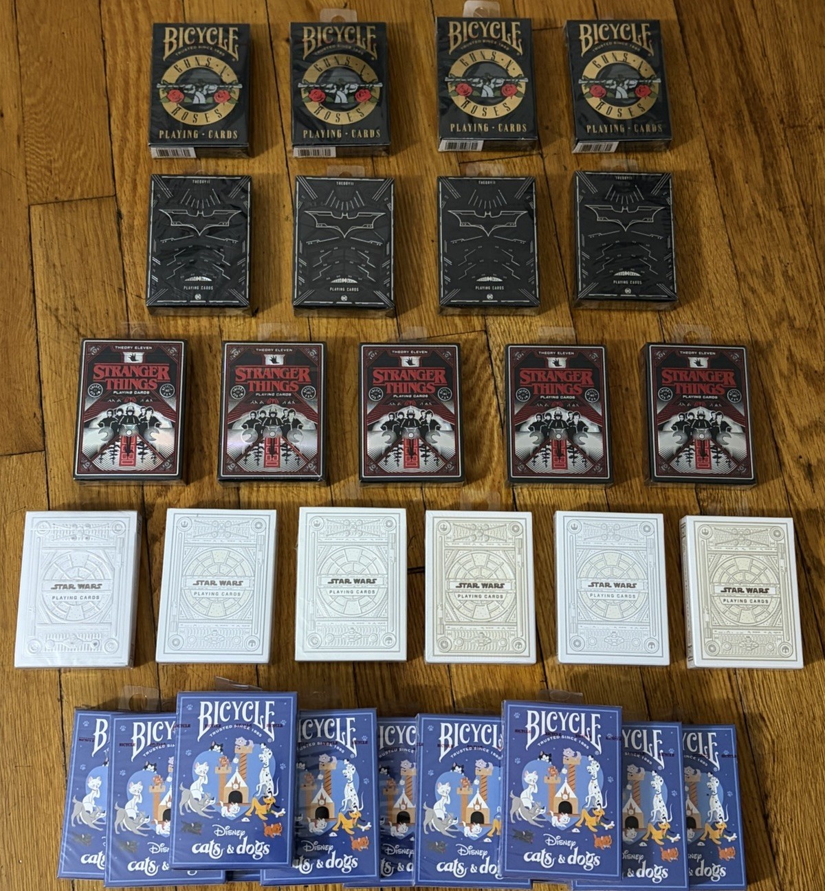 Lot Of 30 Mixed Bicycle/Theory 11 Playing Card Decks Factory Sealed New Lot Of 30 Mixed Bicycle/Theory 11 Playing Card Decks Factory Sealed New