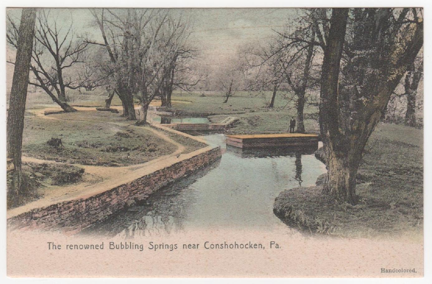 Conshohocken PA - Bubbling Springs - circa 1901-1907