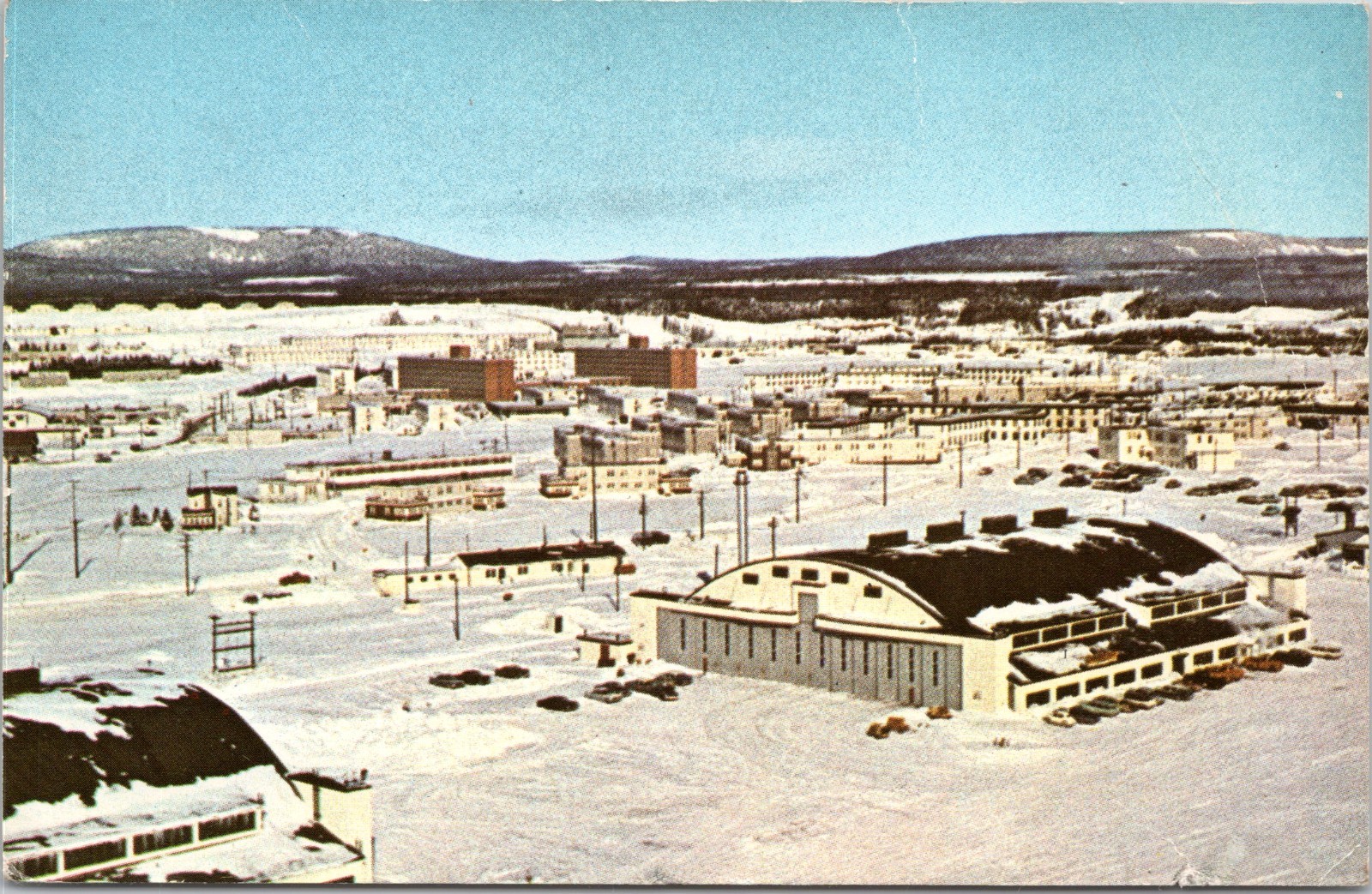 Hangars, Harmon Air Force Base, Stephenville Newfoundland Canada - 1962 Postcard Hangars, Harmon Air Force Base, Stephenville Newfoundland Canada - 1962 Postcard
