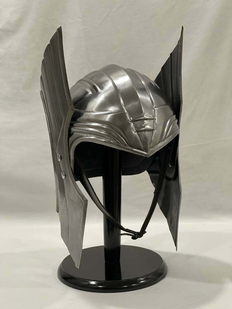 Helmet Mild Steel Thor Ragnarok Helmet 18 Gauge Mild Steel Thor Helmet side wing