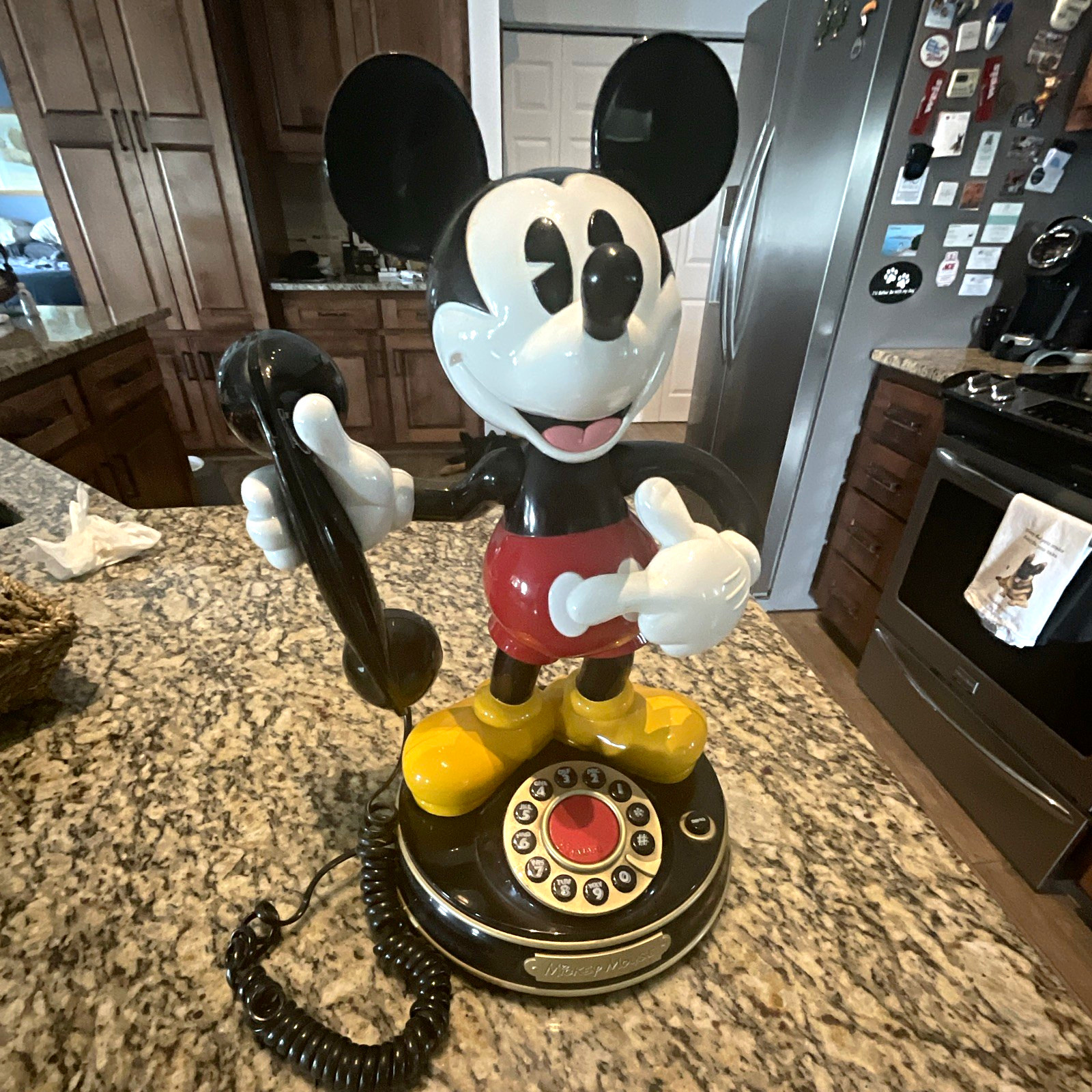 Telemania Disney Mickey Mouse Corded Telephone Hearing Aid Compatible (2000)