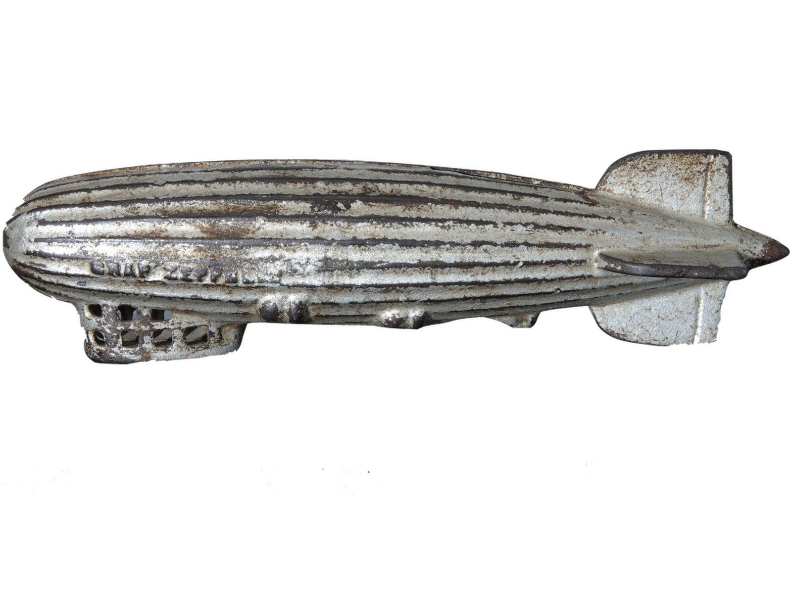 1920\'s AC Williams Graf Zeppelin Cast Iron Bank