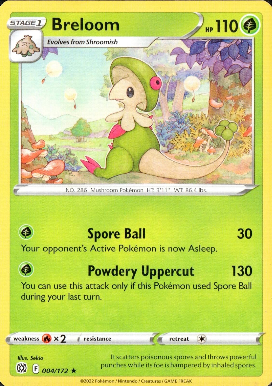SWSH09: Brilliant Stars #004/172 Breloom