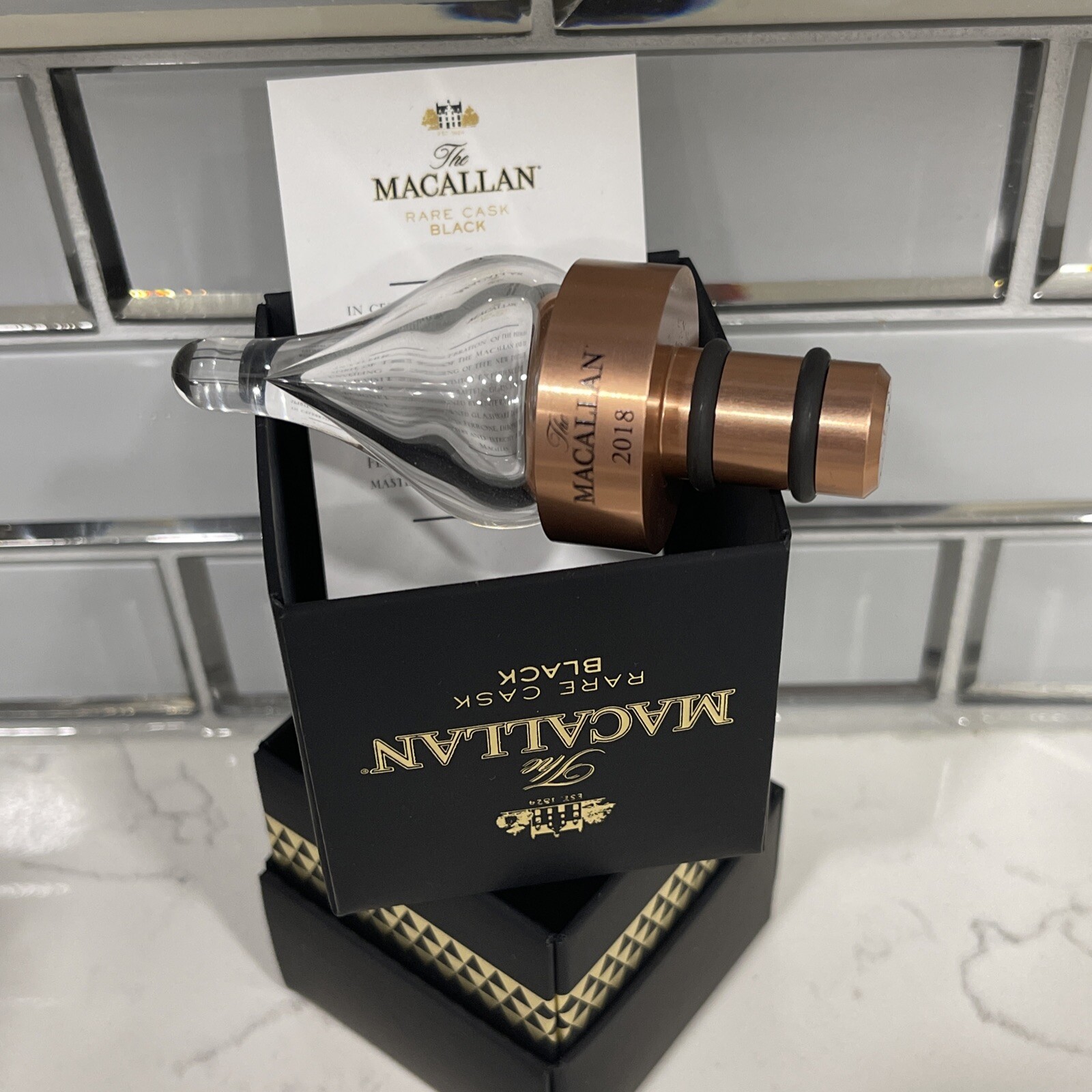 Macallan RARE CASK Stopper 2018 Whiskey Scotch Rare Copper Limited Edition