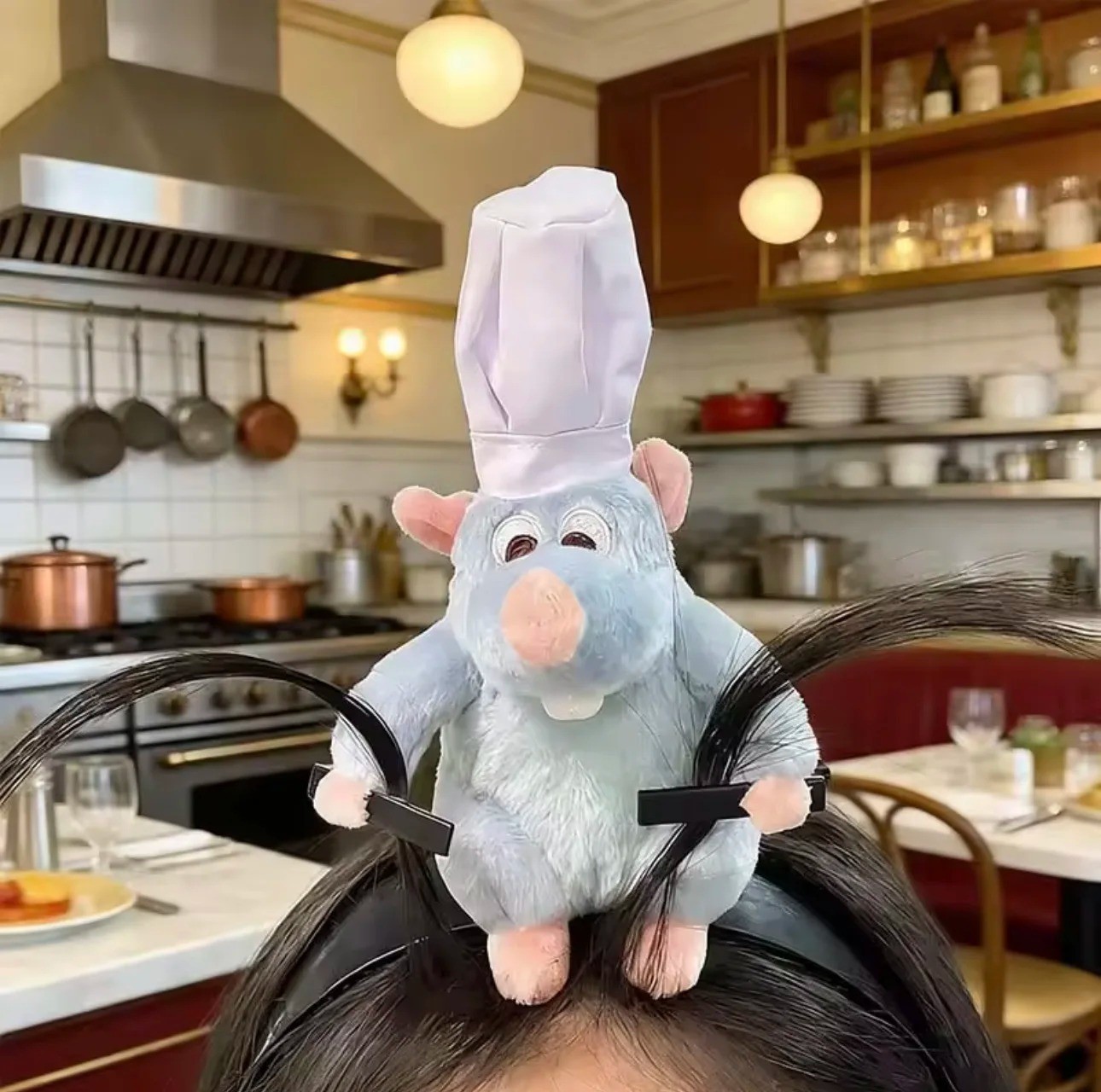 Ratatouille Hairband New Cartoon Plush Doll Headband French Wide-brimmed Girl