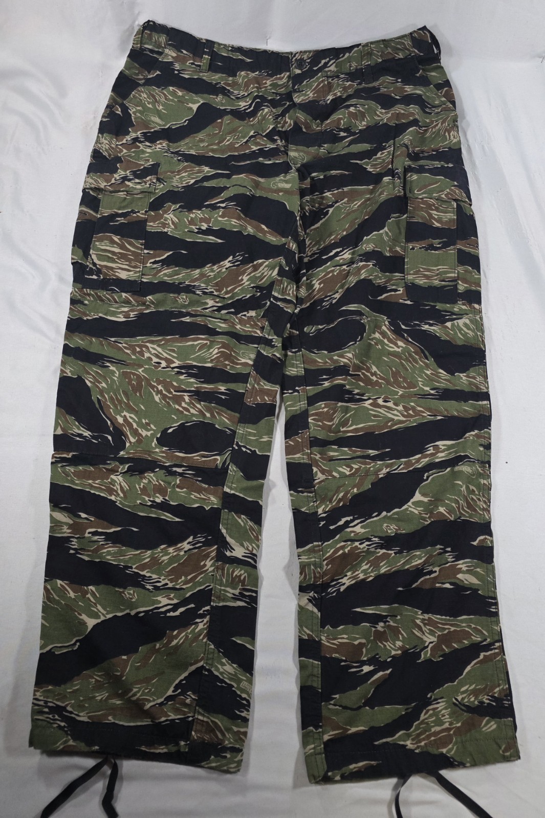 TRU-SPEC Tiger Stripe Camo BDU Cargo Pants XL Regular 100% Cotton Ripstop