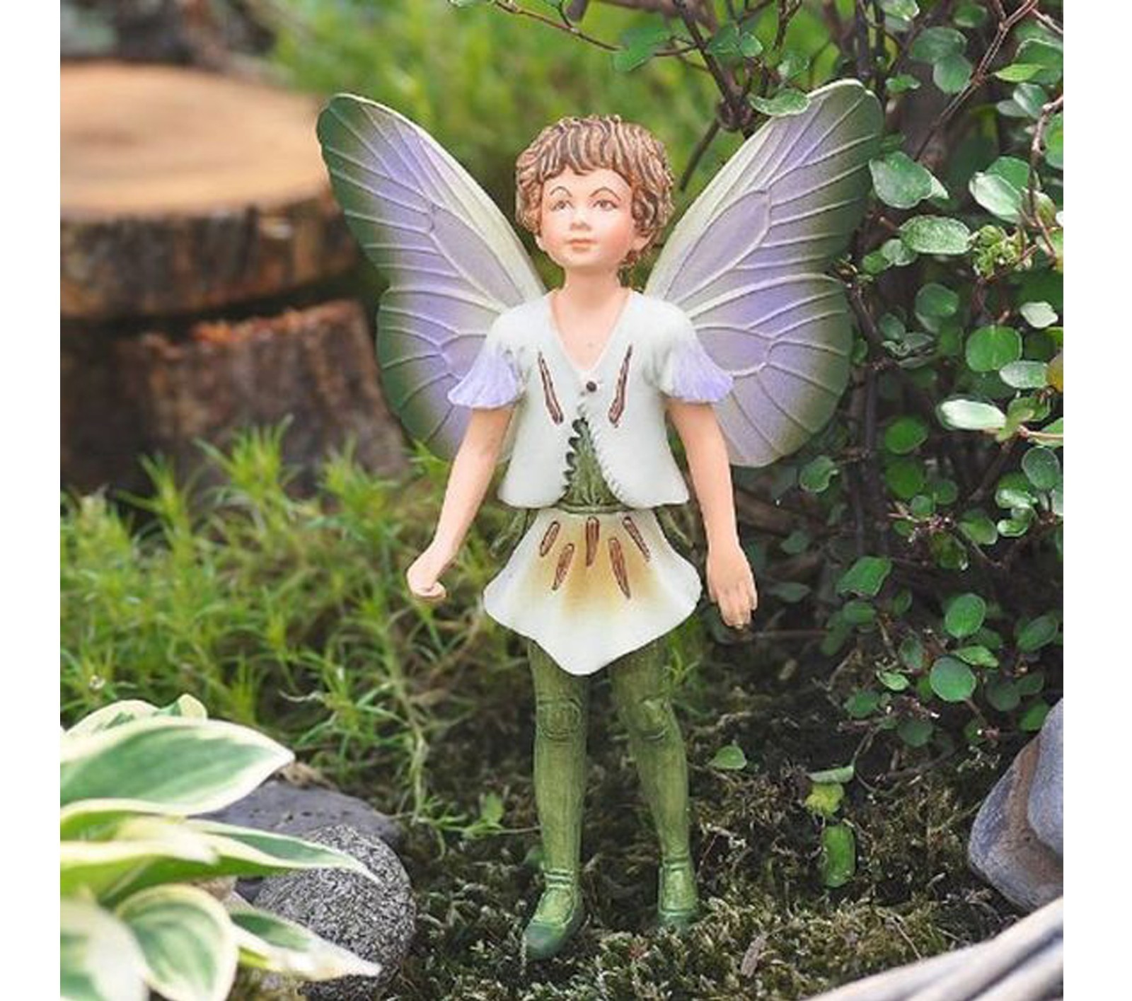 Cicely Mary Barker Retired HEART\'S EASE Flower FAIRY Figure Collectible Ornament