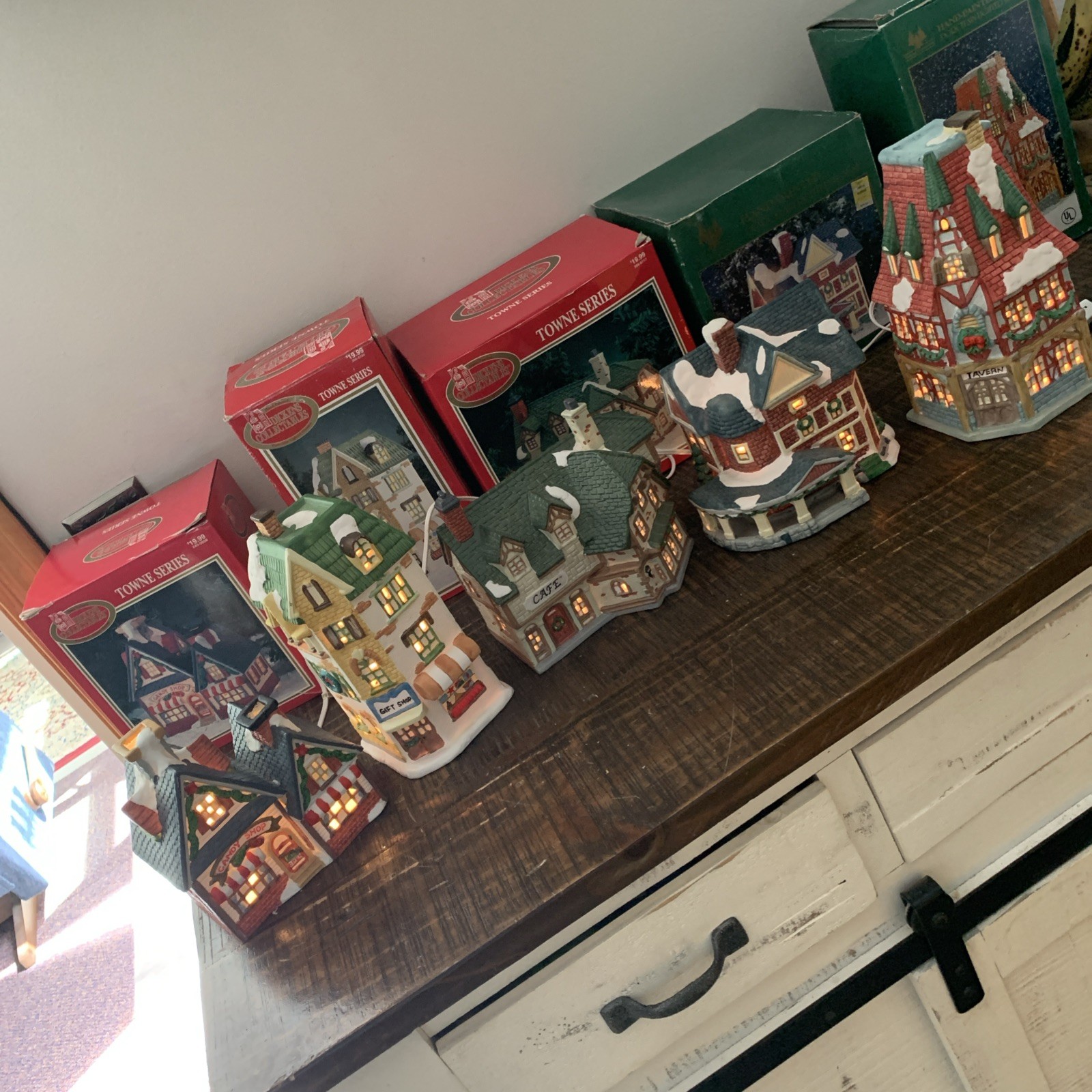 Dickens Collectibles + Holiday Expressions Hand Painted Christmas Houses Read Dickens Collectibles + Holiday Expressions Hand Painted Christmas Houses Read