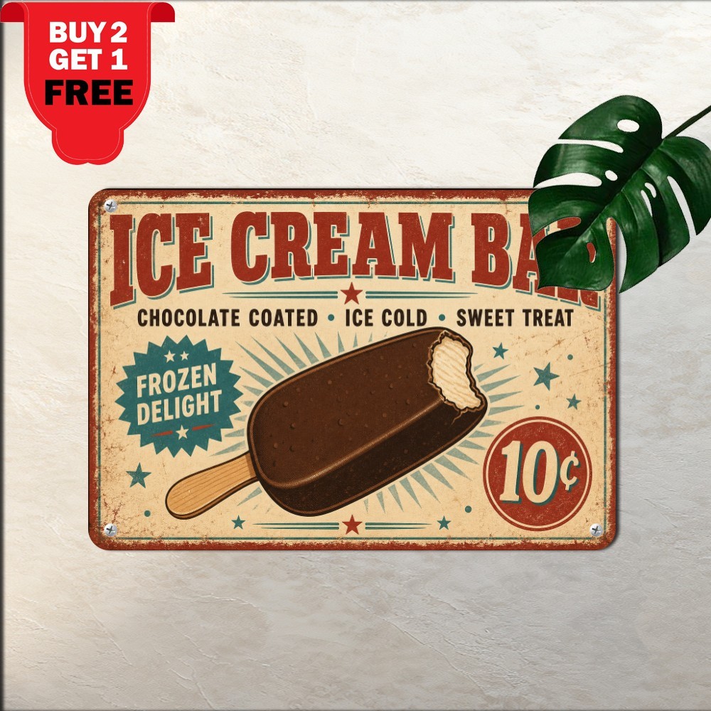 Good Humor Ice Cream Truck Sign Vintage Sweet Dessert Diner Cafe Plaque 8x12