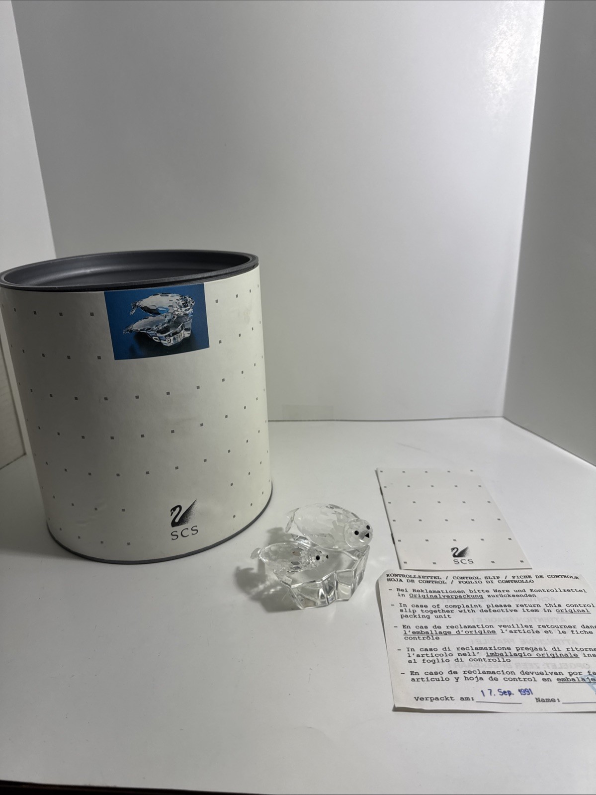 Swarovski Crystal SCS 1991 Annual Edition \
