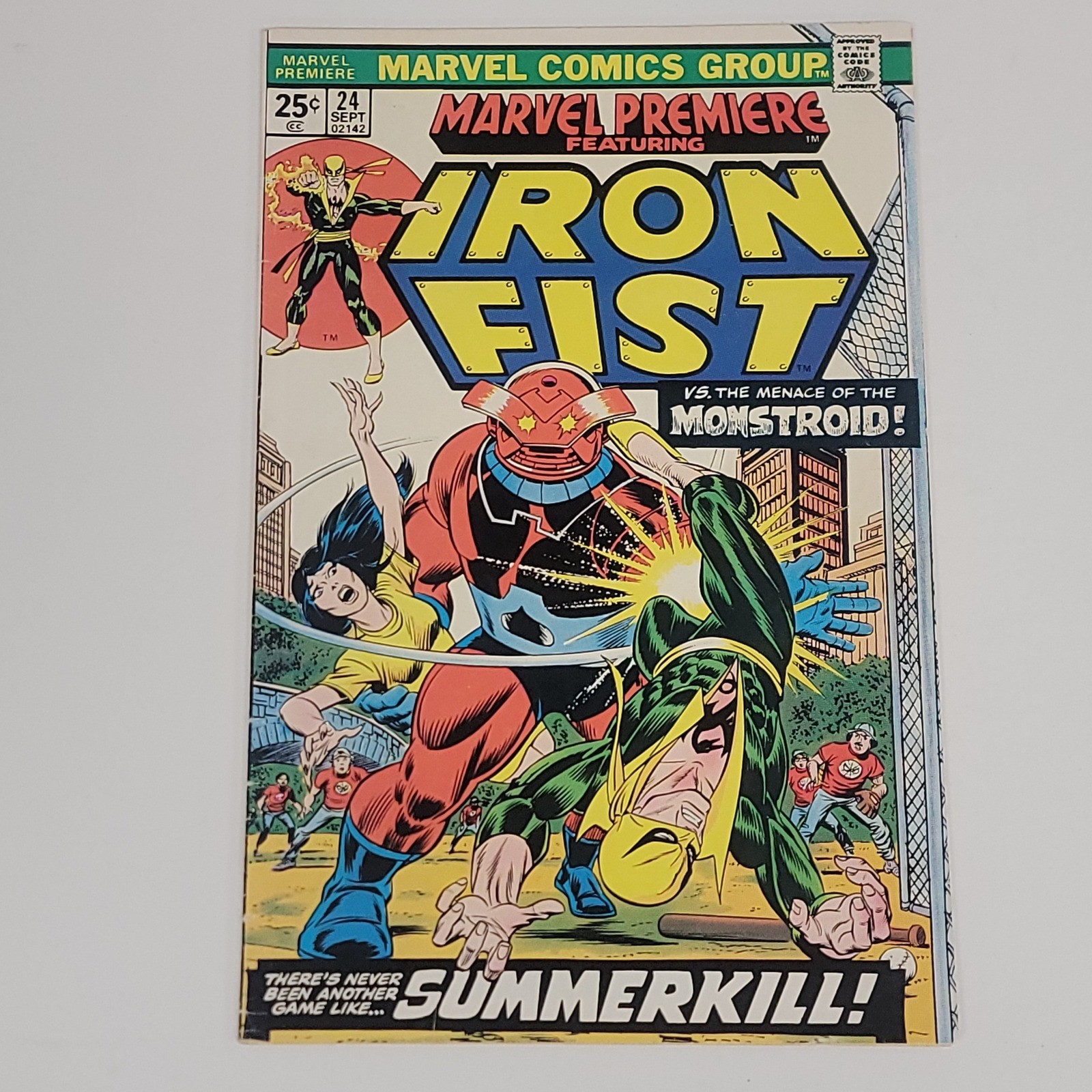Marvel Premiere 24 Iron Fist Bronze Age Comic Book 1975 1st App Princess Azir