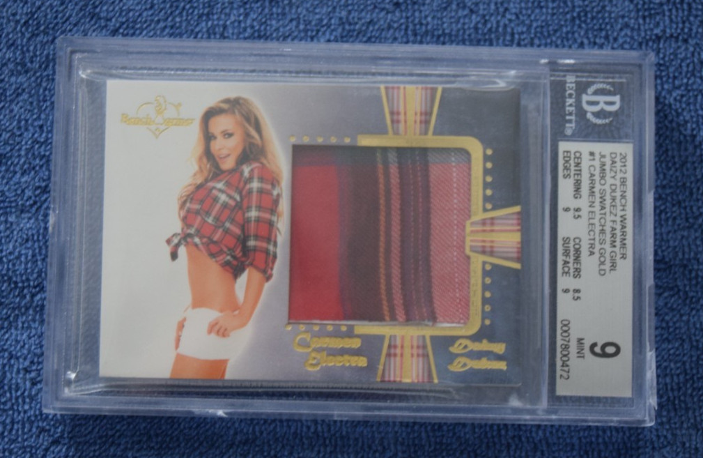 2012 Bench Warmers Daizy Dukez Farm Girl Carmen Electra BGS 9 2012 Bench Warmers Daizy Dukez Farm Girl Carmen Electra BGS 9