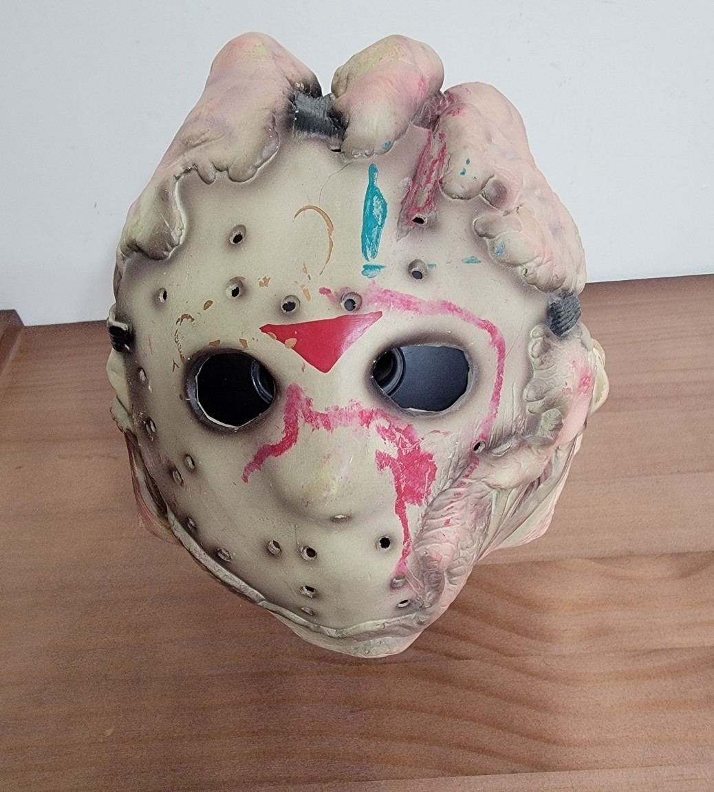 1993 Vintage Jason Vorhees Latex Mask New Line Productions Overhead Friday 13th