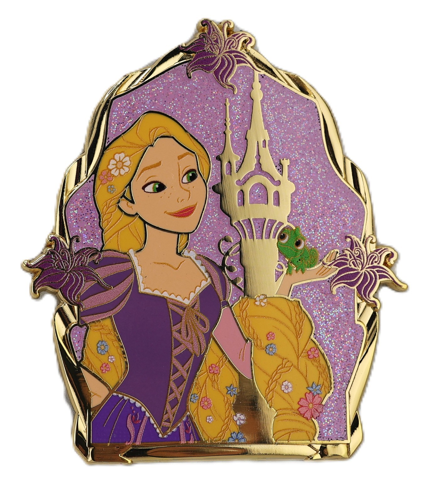 Disney PALM Tangled Rapunzel with Pascal -Princess Pals & Castle Mystery Pin Disney PALM Tangled Rapunzel with Pascal -Princess Pals & Castle Mystery Pin
