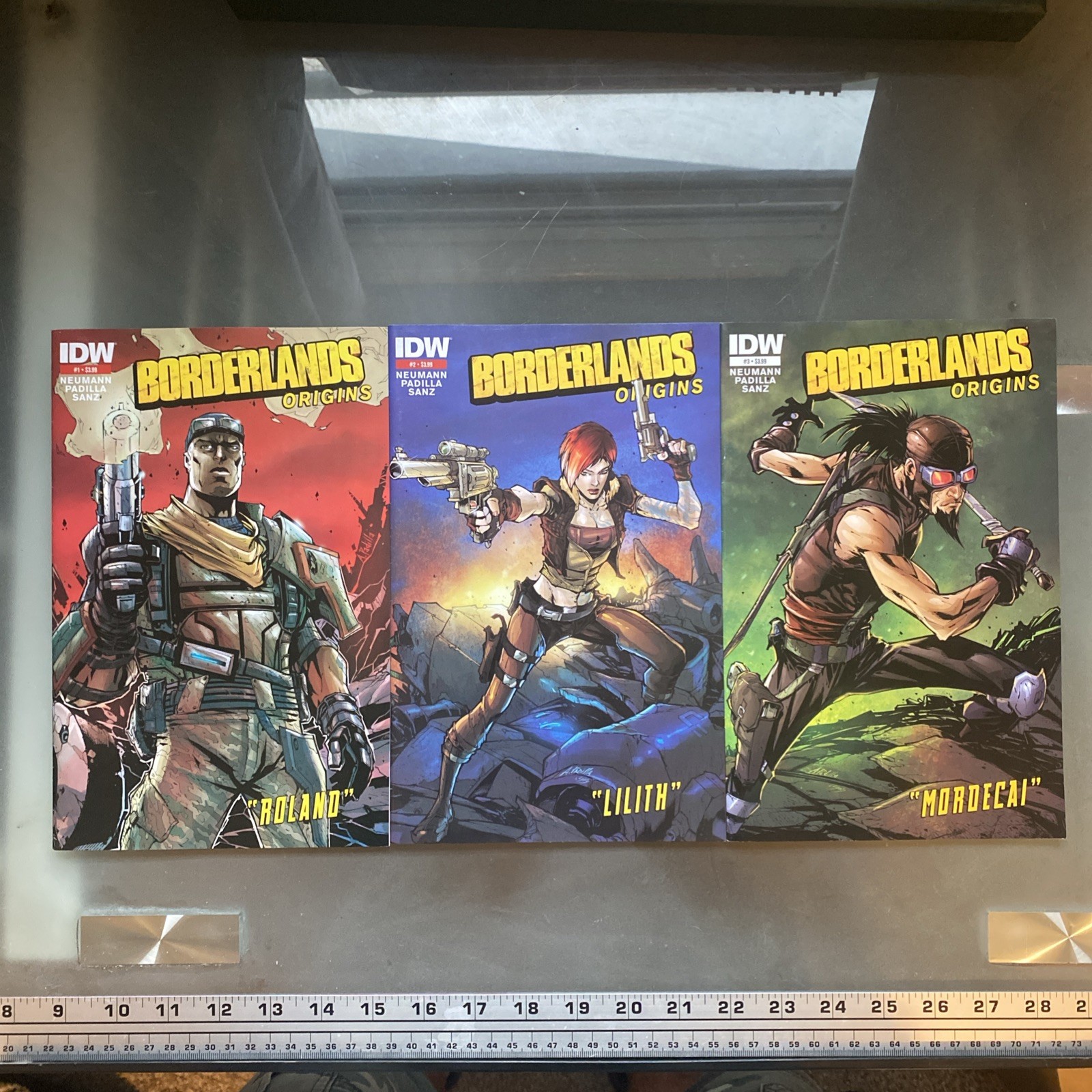IDW Borderlands Origins #1-3 Roland Lilith Mordecai 1st 2nd 3rd Prints 