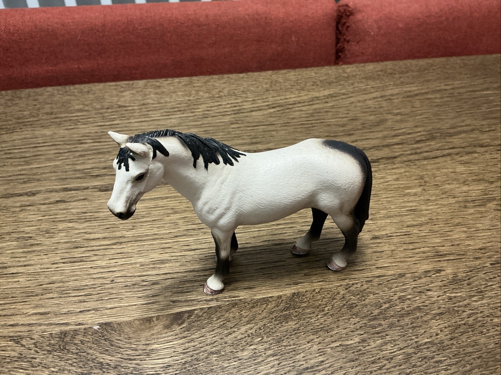 Schleich Gray Hanoverian Stallion With Black Mane Model Horse