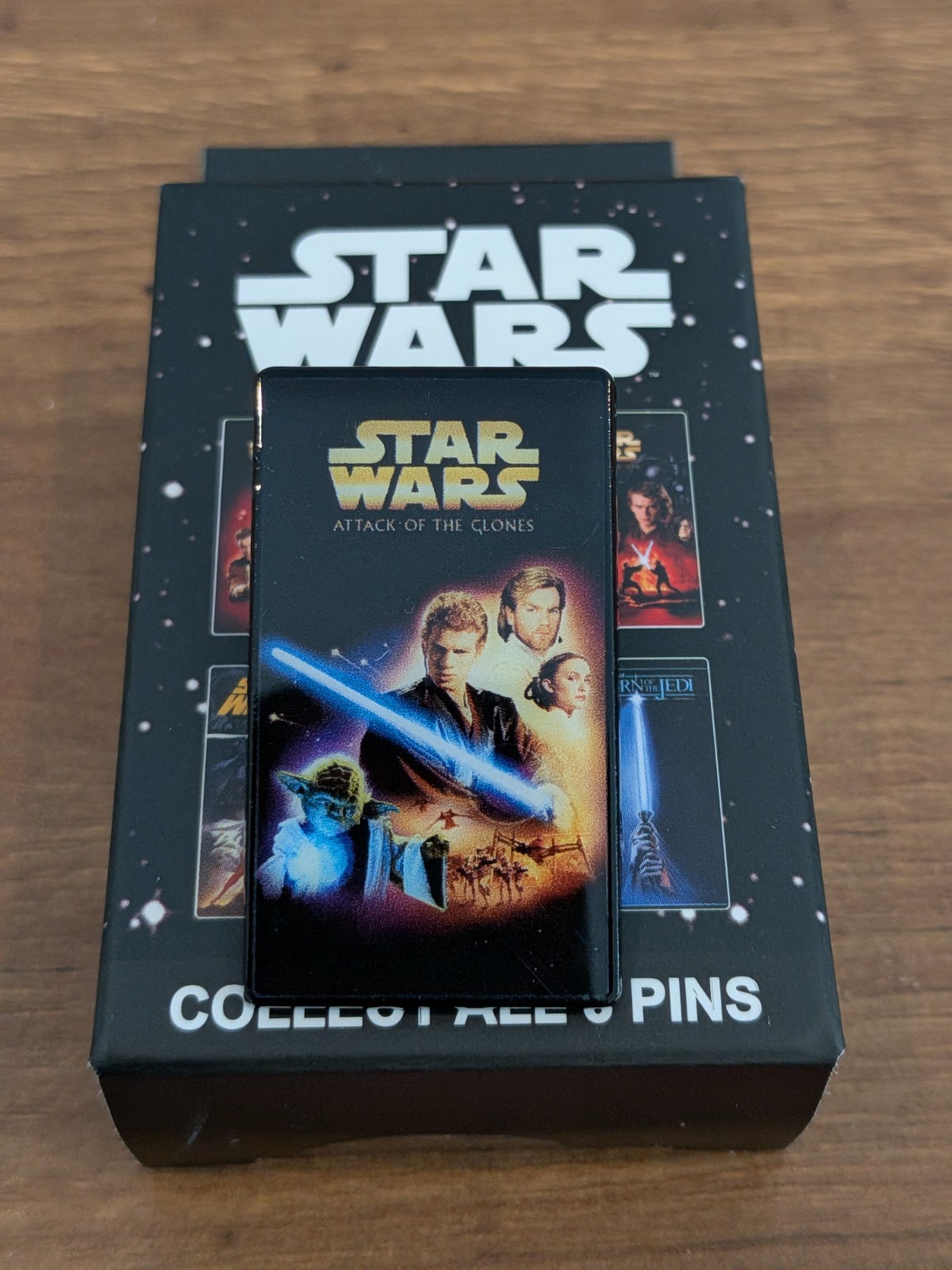 Salesone Star Wars VHS Cassette Tape Blind Box Enamel Pin Attack Of The Clones 