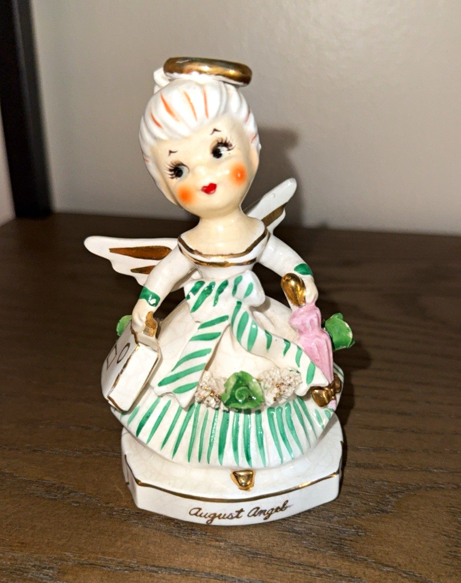 Vintage RARE TMJ August Angel Figurine Made in Japan Vintage RARE TMJ August Angel Figurine Made in Japan