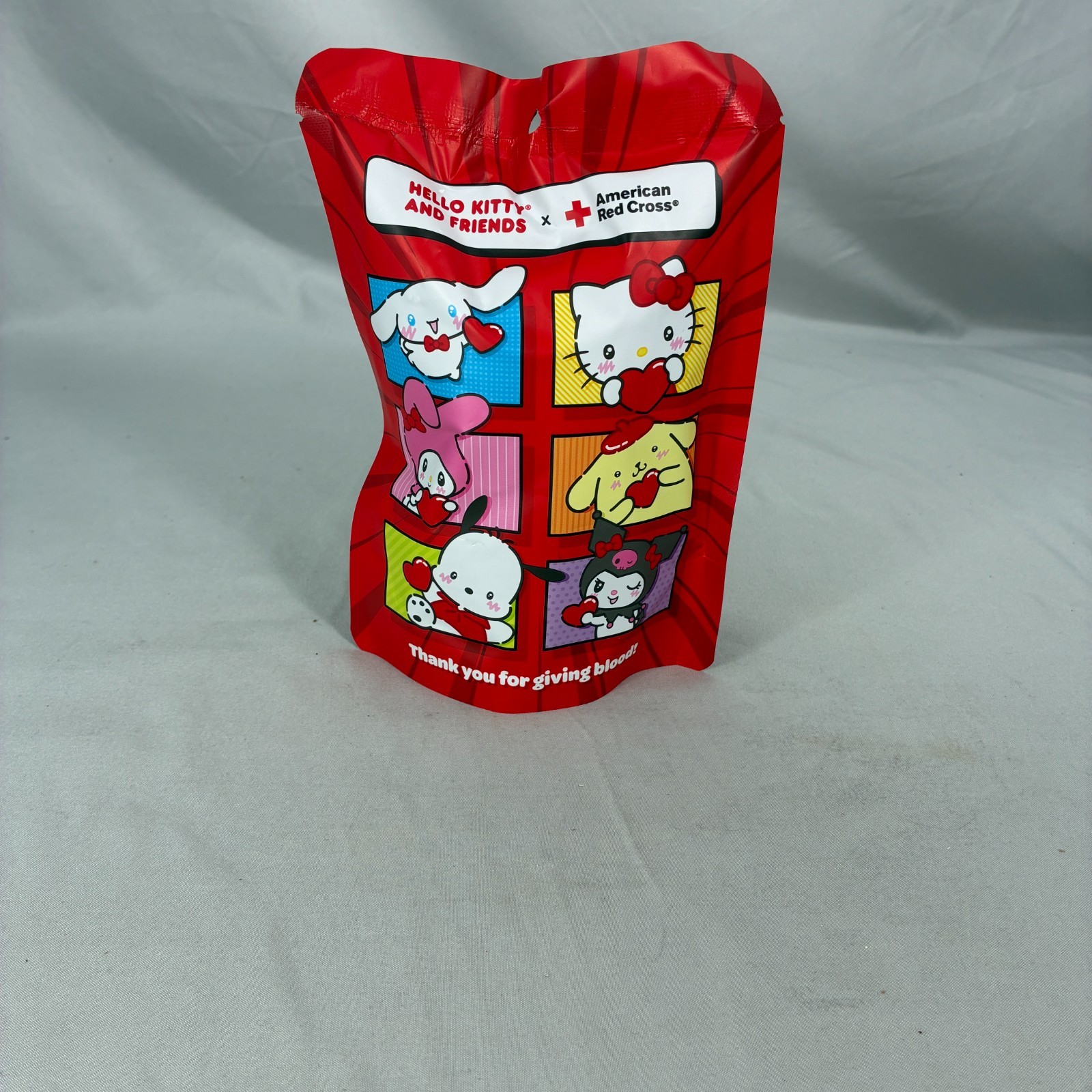 Hello Kitty + Friends Plush Keychain Clip American Red Cross Promo Unopened NEW Hello Kitty + Friends Plush Keychain Clip American Red Cross Promo Unopened NEW