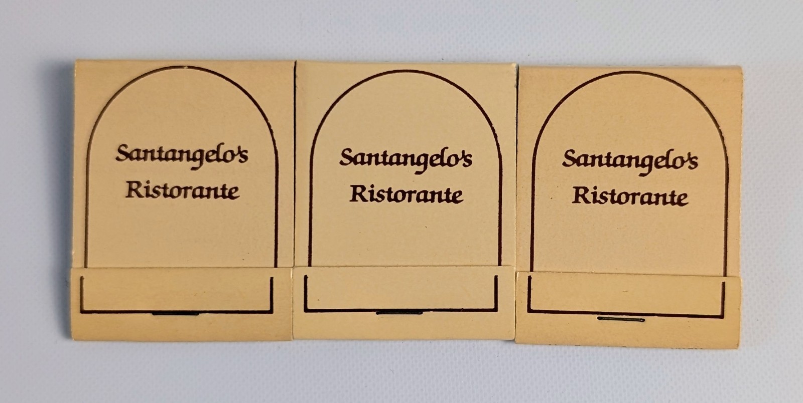 3 Vintage Santangelo\'s Ristorante Matchbooks Liverpool NY Syracuse Matches