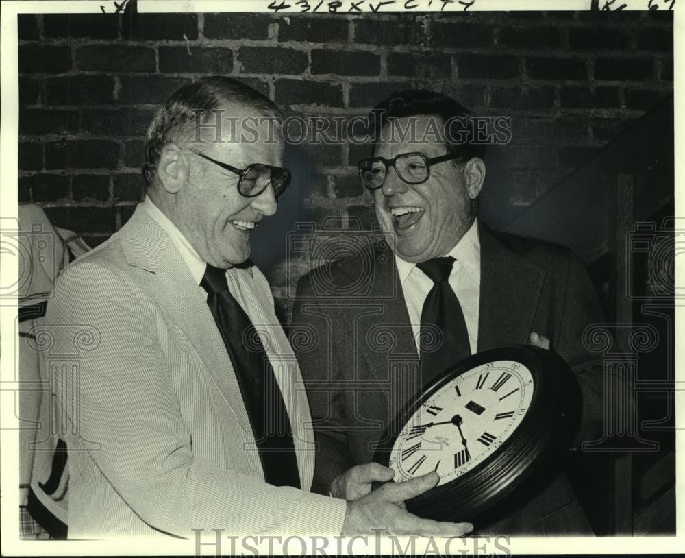 1979 Press Photo Stoney Dale, Gridiron Club President at Chificis Restaurant