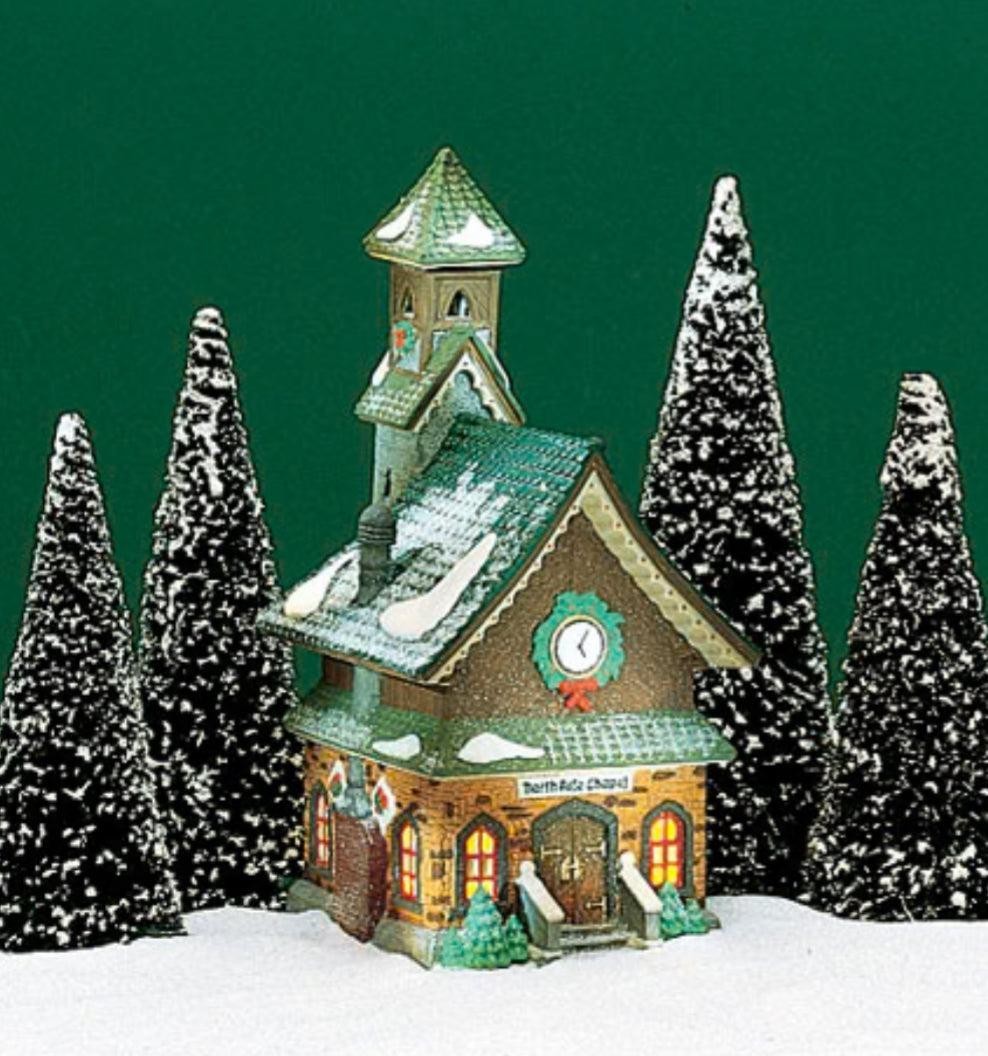1993 Vintage Dept 56 NORTH POLE SERIES-North Pole Chapel Christmas Holiday 476 1993 Vintage Dept 56 NORTH POLE SERIES-North Pole Chapel Christmas Holiday 476
