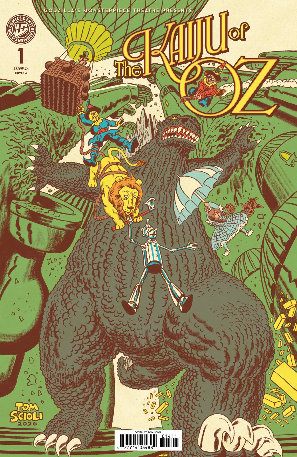 Godzillas Monsterpiece Theatre Presents The Kaiju Of Oz CVR A Pre Order 10/7/26