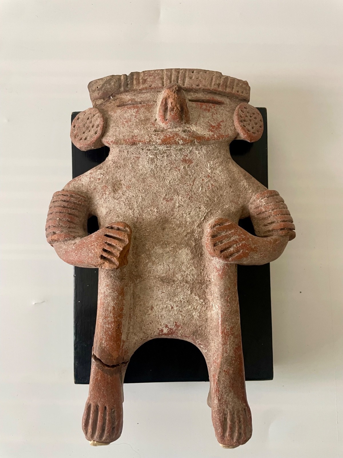 Ancient Pre Columbian Ceramic Pottery Colima Standing Figure  Mexico 7
