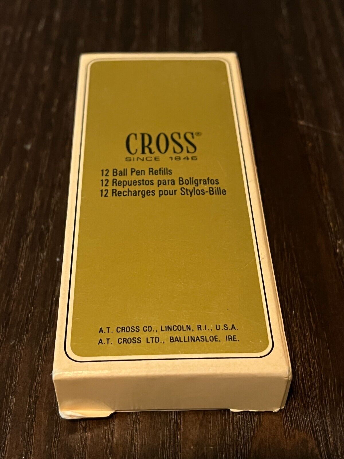 Cross Pen Refills- BLACK Ink- Vintage Pen Refills- 12 Pack- Cross Brand -Medium