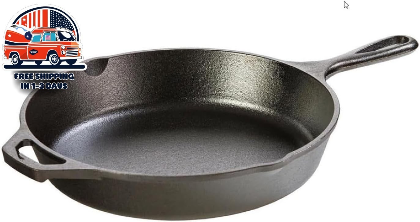 Sarten Círculo De Hierro Fundido De Previamente Curado Multipropósito US NUEVO Sarten Círculo De Hierro Fundido De Previamente Curado Multipropósito US NUEVO
