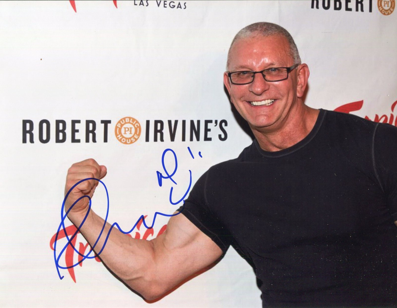 Robert Irvine TV Chef Dinner: Impossible Food Network Signed Autograph Photo
