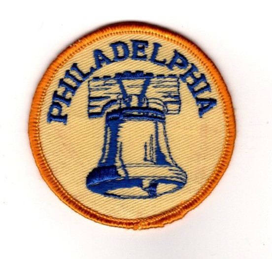 Vintage Philadelphia, Pennsylvania Liberty Bell Patch, 1960s, MINT Vintage Philadelphia, Pennsylvania Liberty Bell Patch, 1960s, MINT