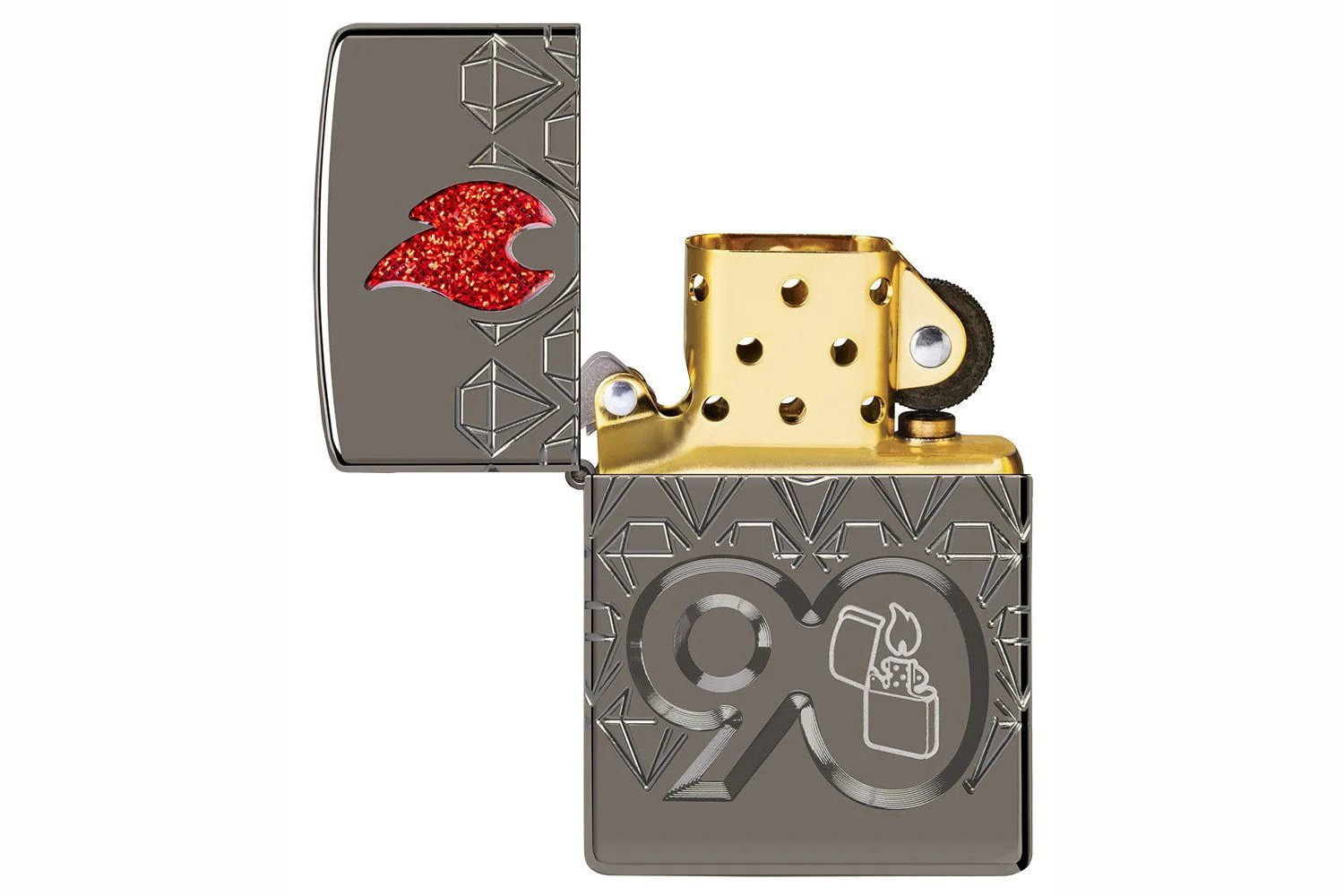 Zippo 90th Anniversary Black Ice 2022 Collectible of the Year – Model 49867 NEW Zippo 90th Anniversary Black Ice 2022 Collectible of the Year – Model 49867 NEW