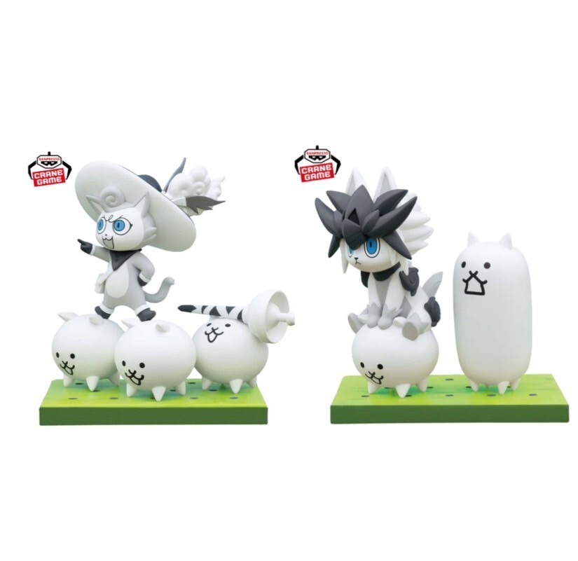 The Battle Cats Figures Super Cat Festival vol.3 vol.4 Set of 2 Nyanko Daisensou