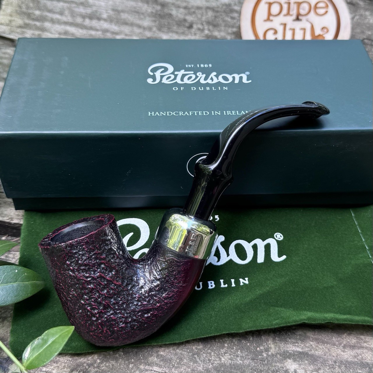 Peterson System Standard Sandblasted (309) P-Lip Tobacco Pipe New