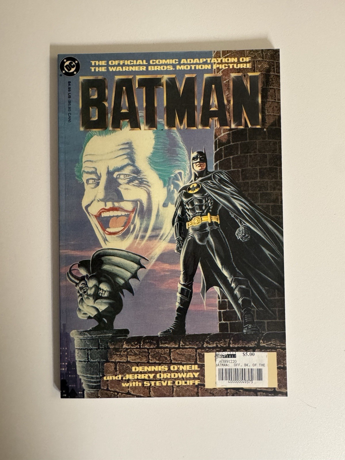 Batman Official Motion Picture Adaption (1989) DC Comics