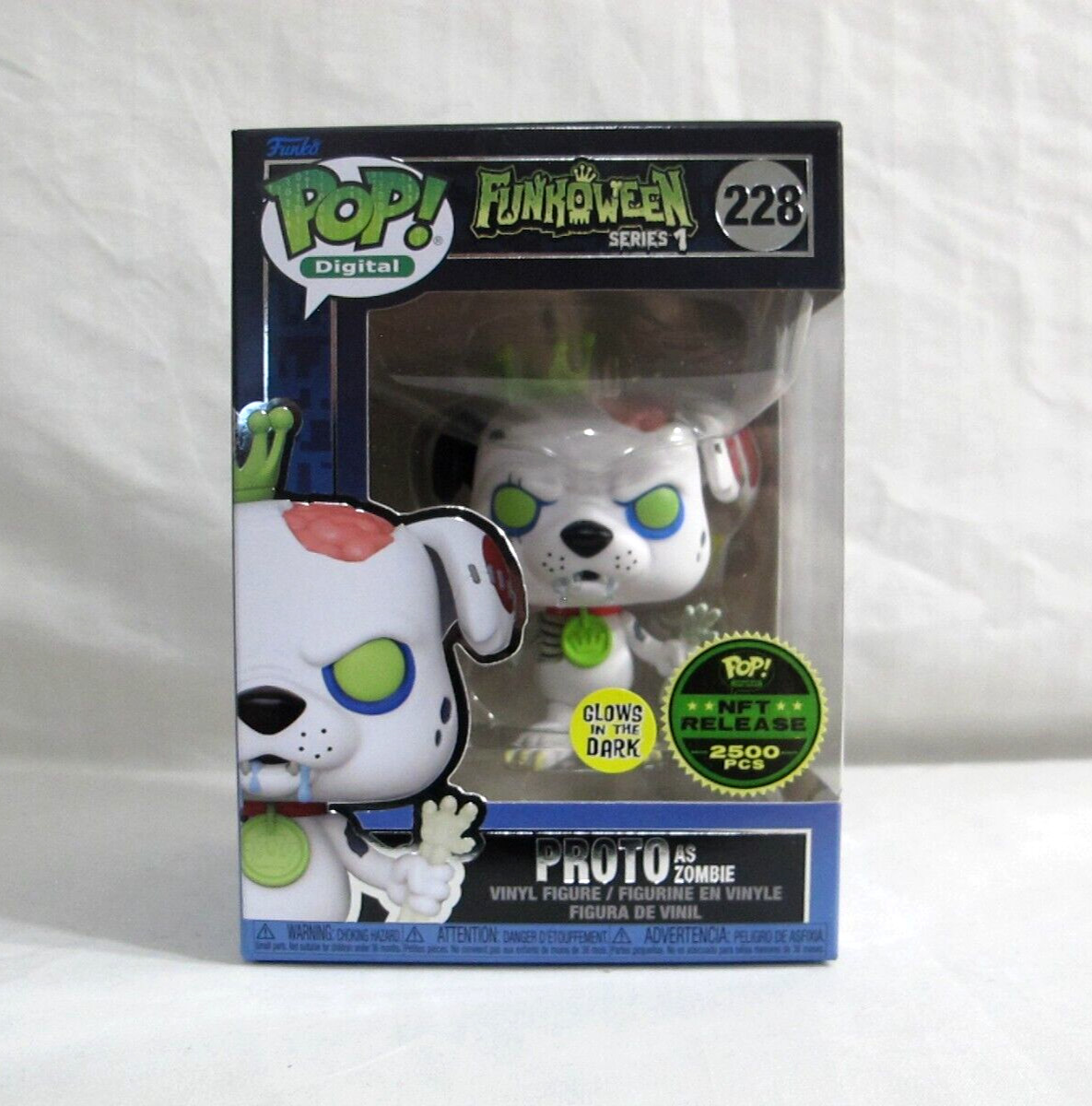 Funko Digital Funkoween Series 1 - Proto as Zombie #228 LE 2500 GITD - Fast Ship