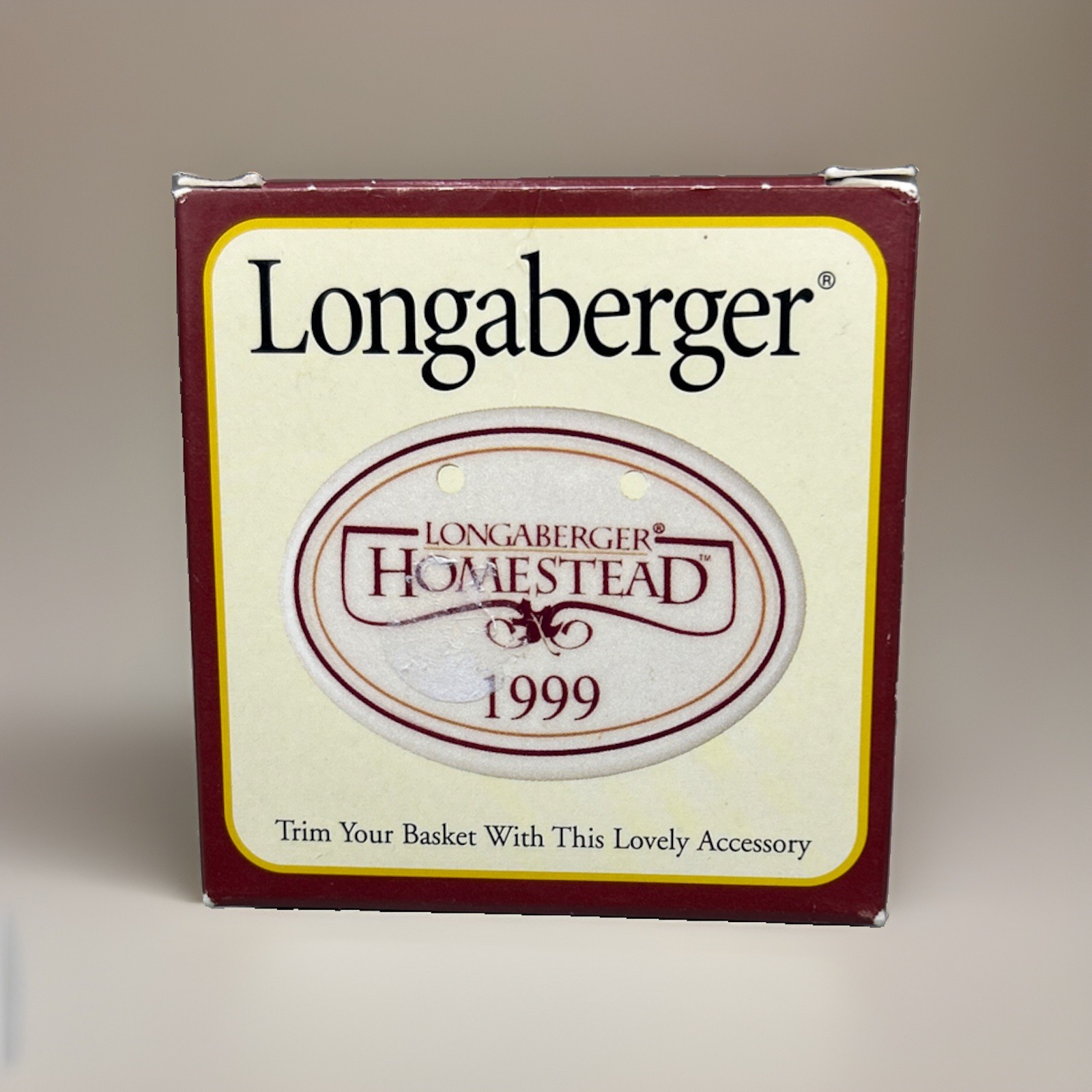 Longaberger 1999 Homestead Tie-on #37541
