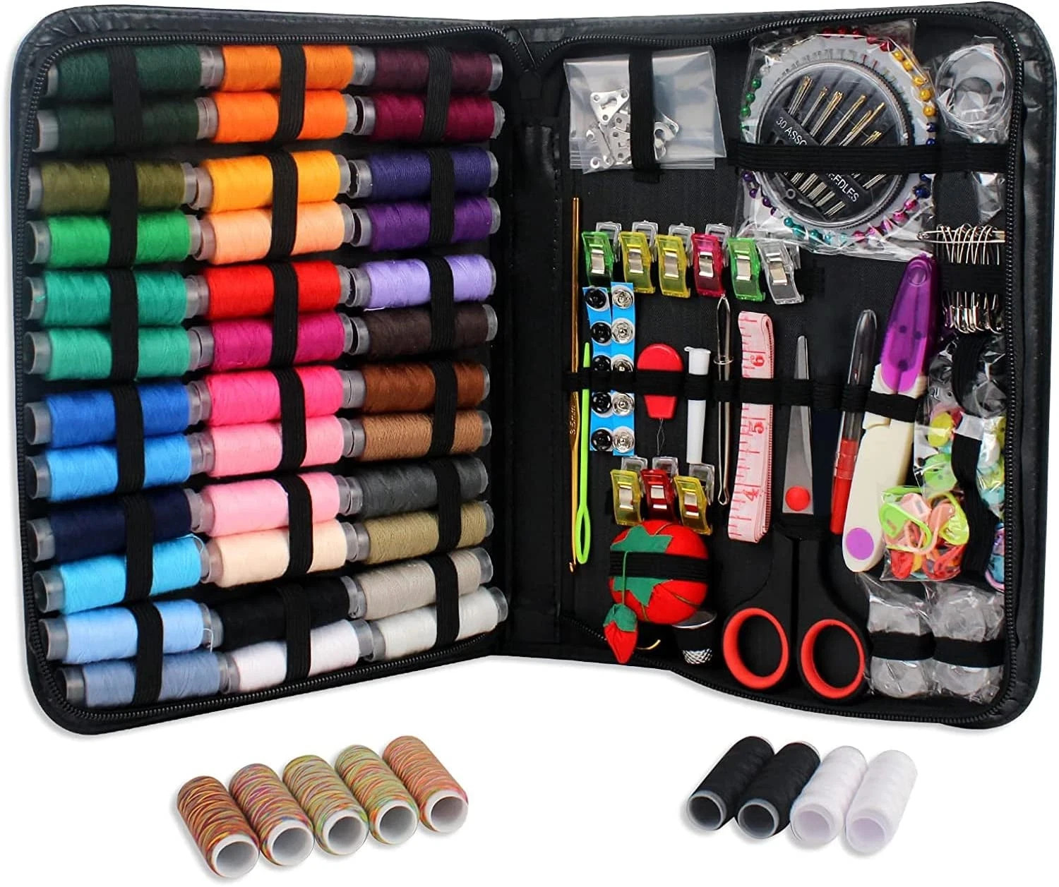Premium Large Sewing Kit for Adults, 237 Pcs DIY Sewing Kit, Needle and Thread K Premium Large Sewing Kit for Adults, 237 Pcs DIY Sewing Kit, Needle and Thread K